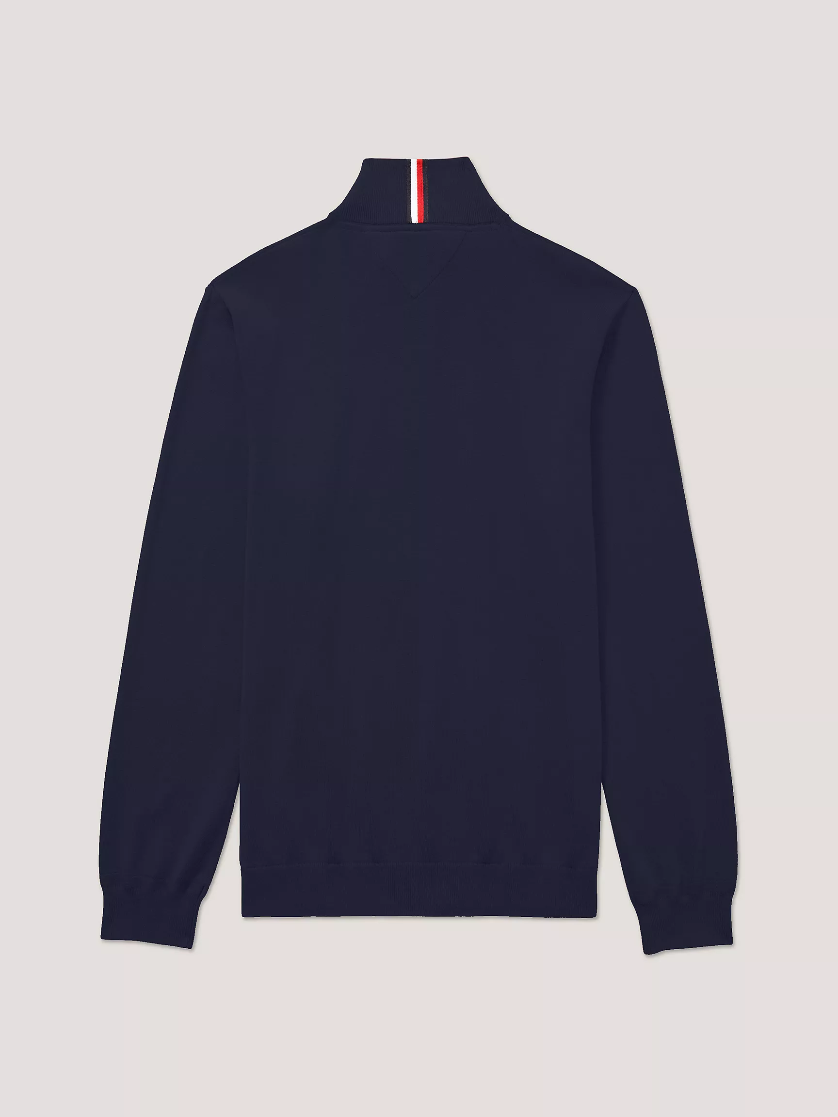 Мужской свитер Tommy Hilfiger, Однотонный свитшот на молнии с высоким воротником