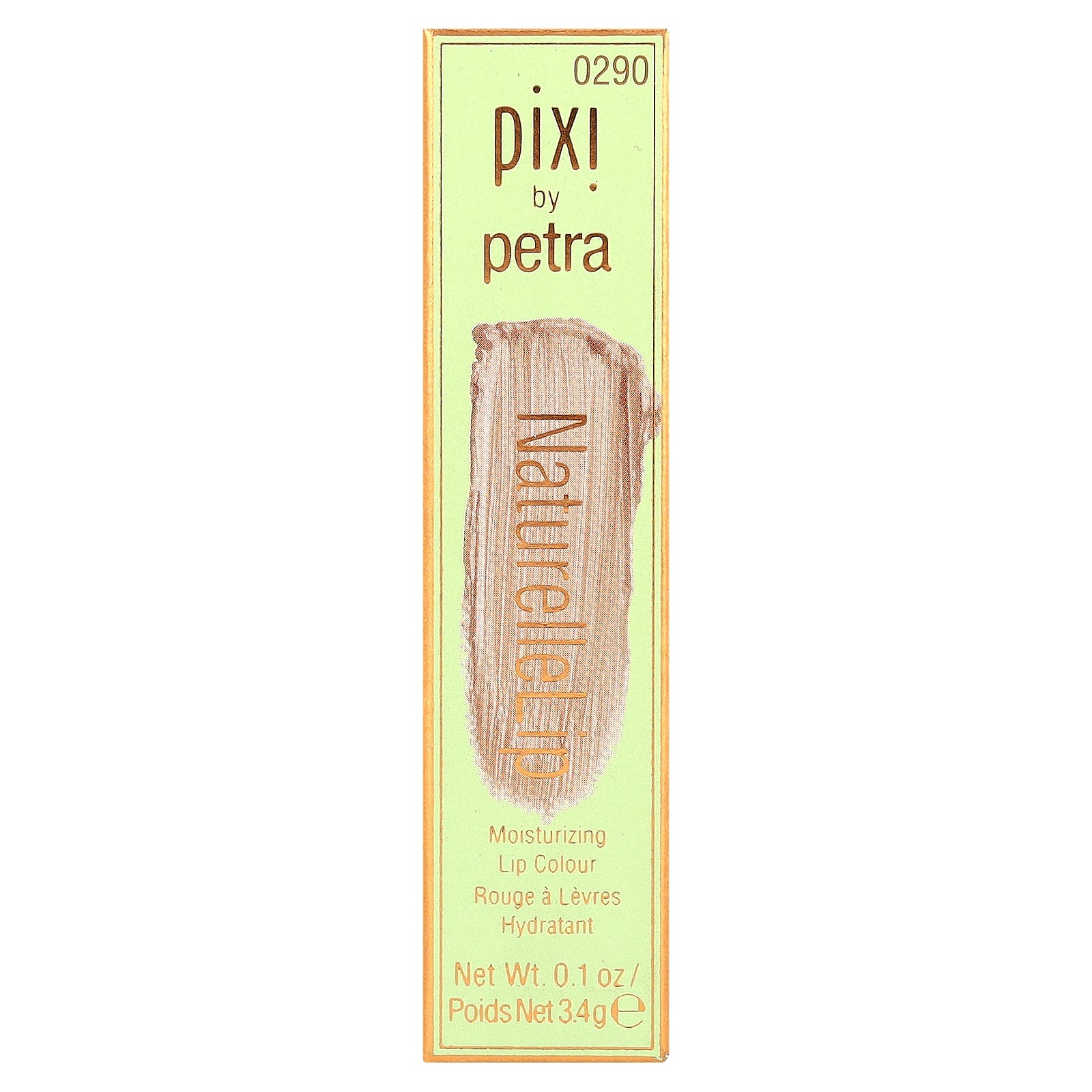 Pixi Beauty, NaturelleLip, увлажняющая краска для губ, 0290 пекан, 3,4 г (0,1 унции)