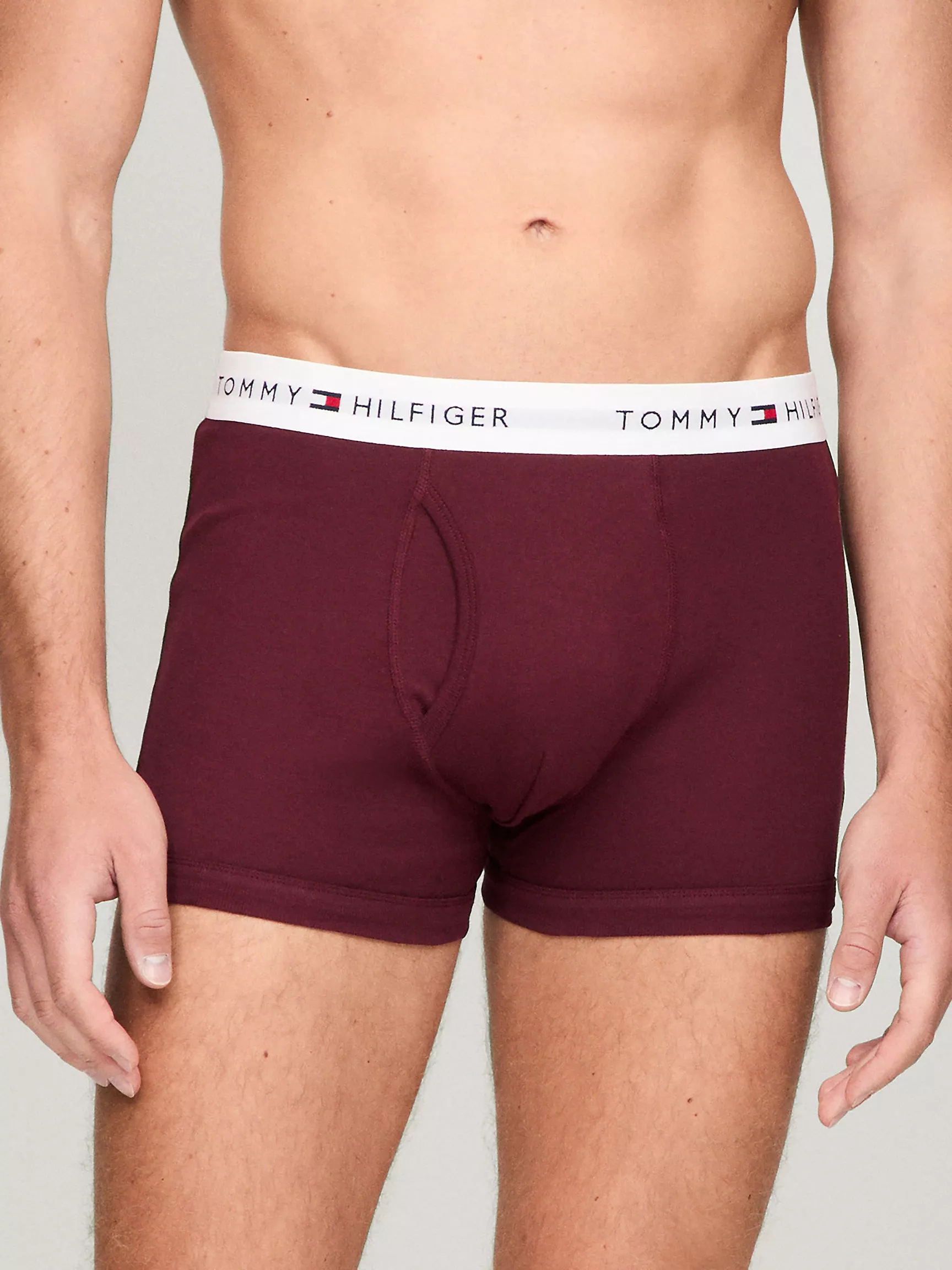 Мужское нижнее белье Tommy Hilfiger, Классические хлопковые трусы-боксёры (набор 3 шт.)