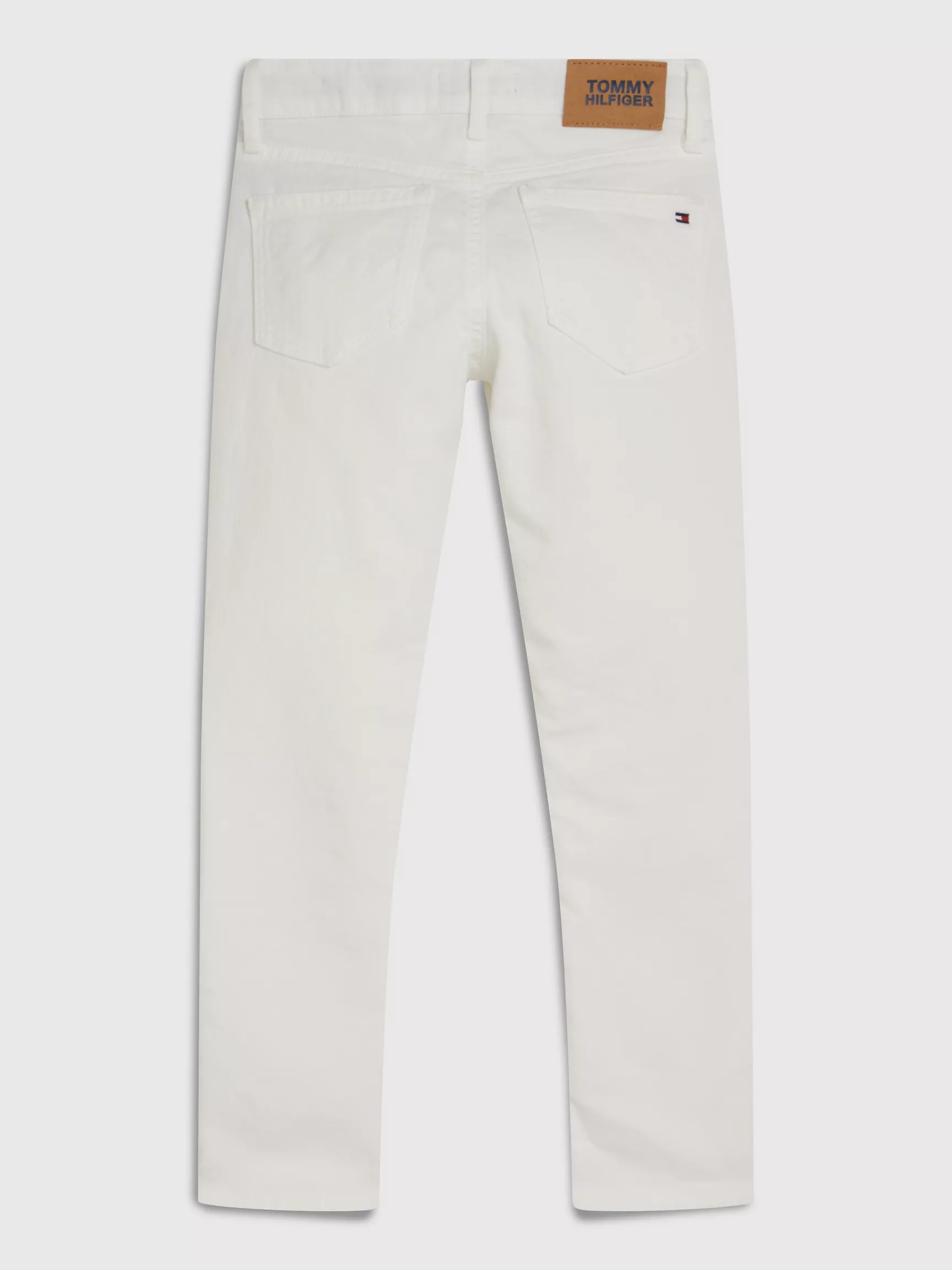 Джинсы для девочек Tommy Hilfiger, Детские эластичные белые джинсы скинни