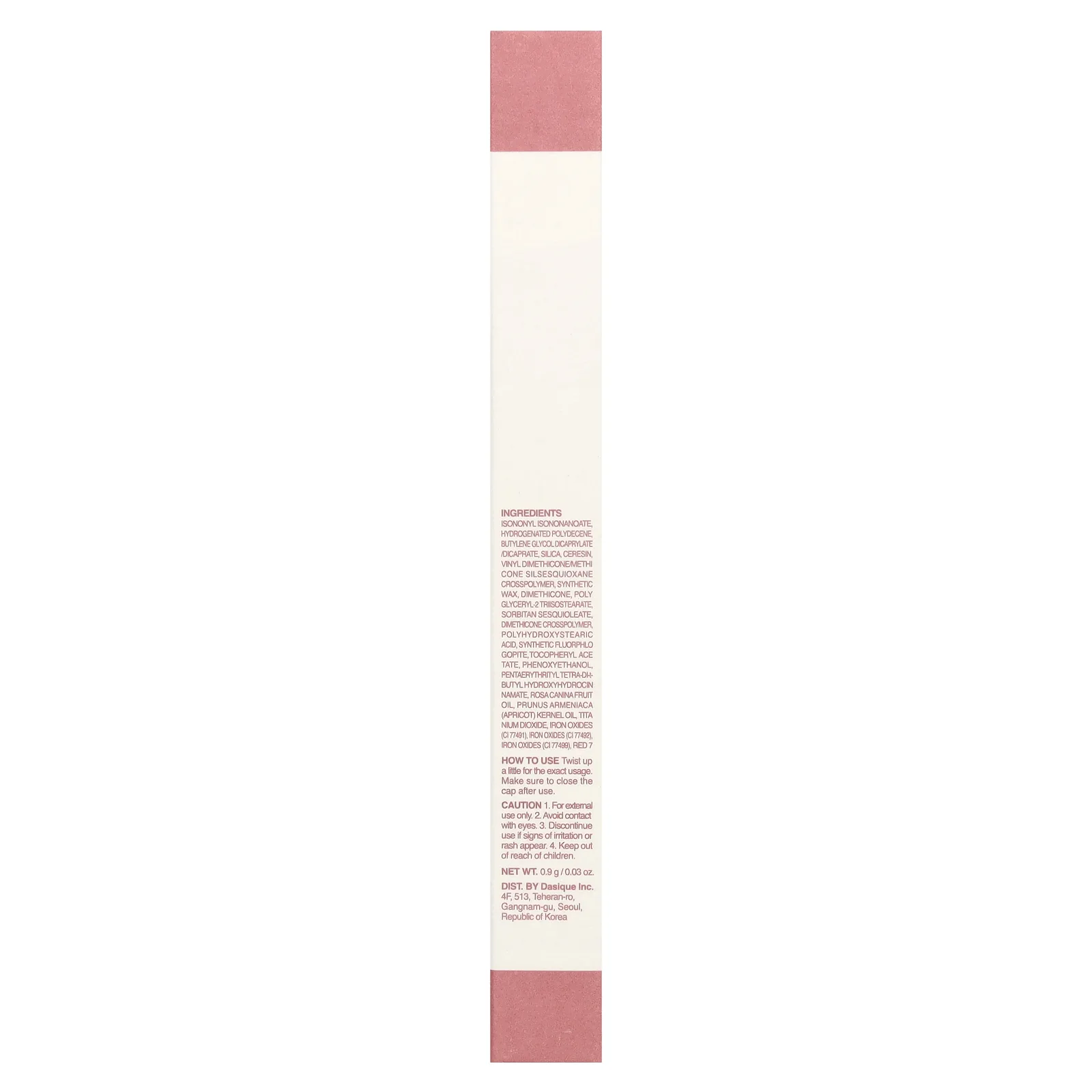 Dasique, Mood Blur Lip Pencil, оттенок 08 Over Pink, 0,9 г (0,03 унции)