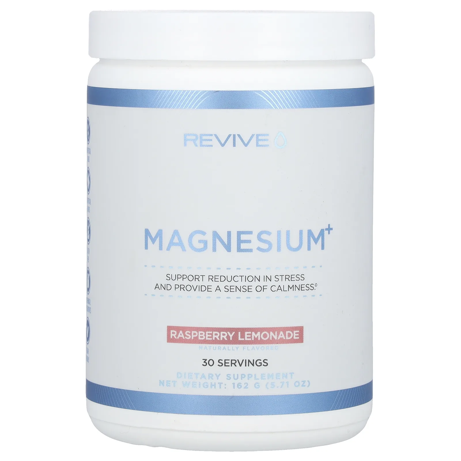 Revive, Magnesium+, малиновый лимонад, 162 г (5,71 унции)