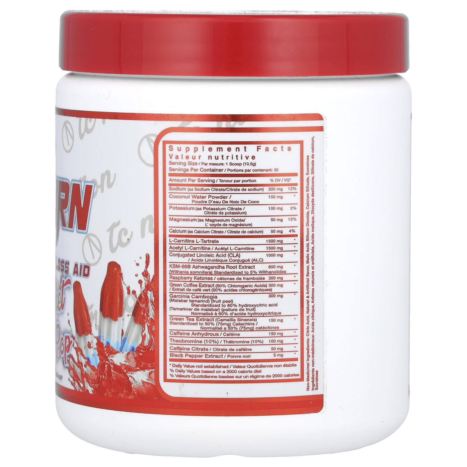 TC Nutrition, Hydraburn, средство для повышения уровня энергии, для снижения веса, Rocket Pop, 315 г (11,11 унции)