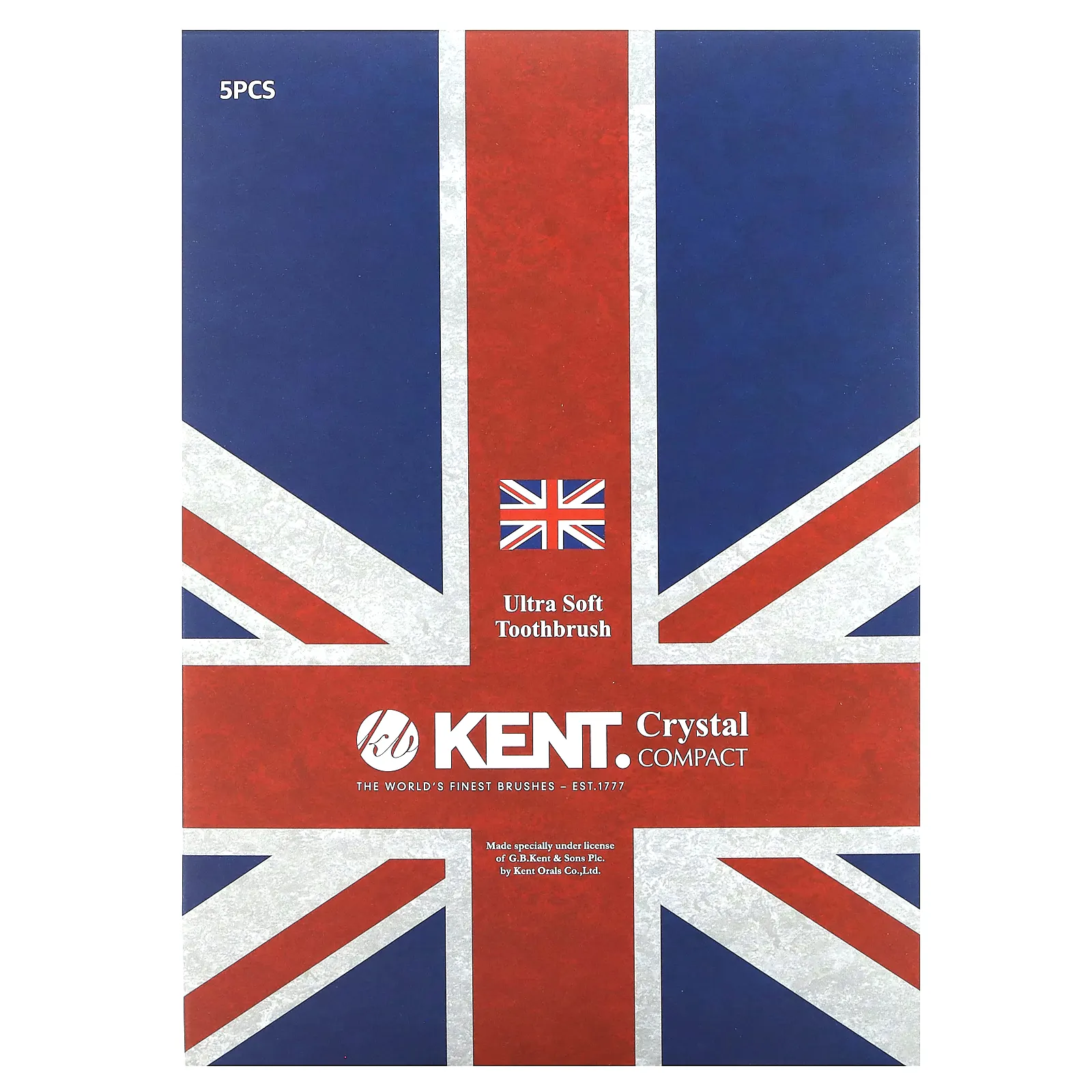 Kent, ультрамягкая зубная щетка, Crystal Complex, 5 шт.