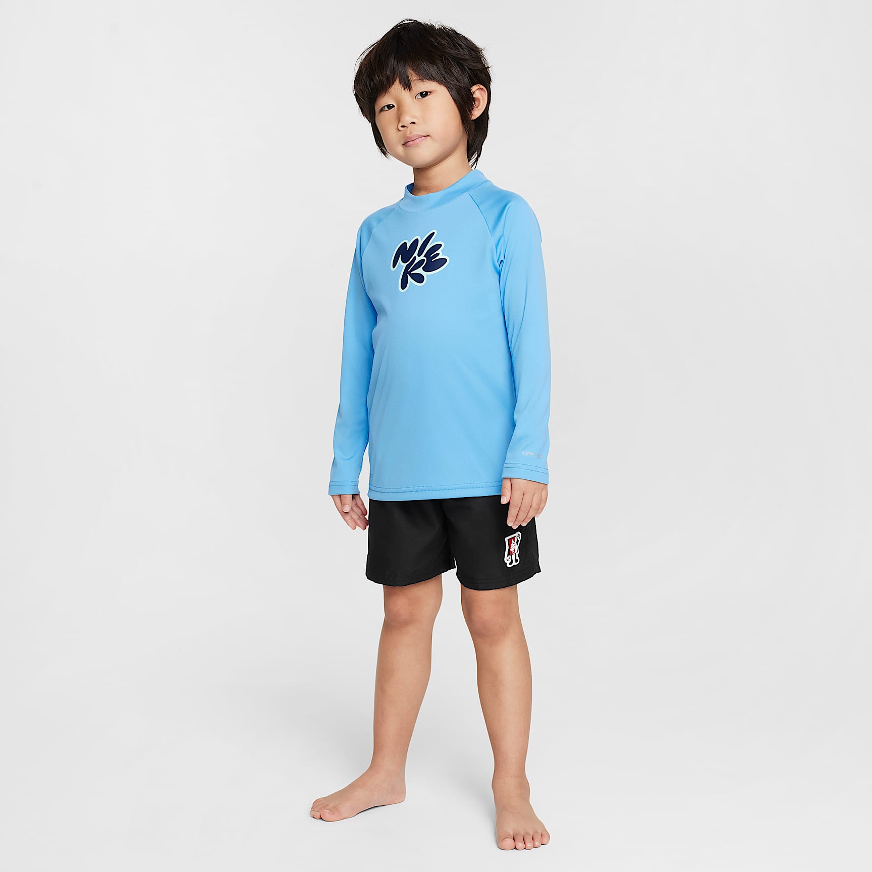 Nike Swim Hydroguard Little Kids' Long-Sleeve Top