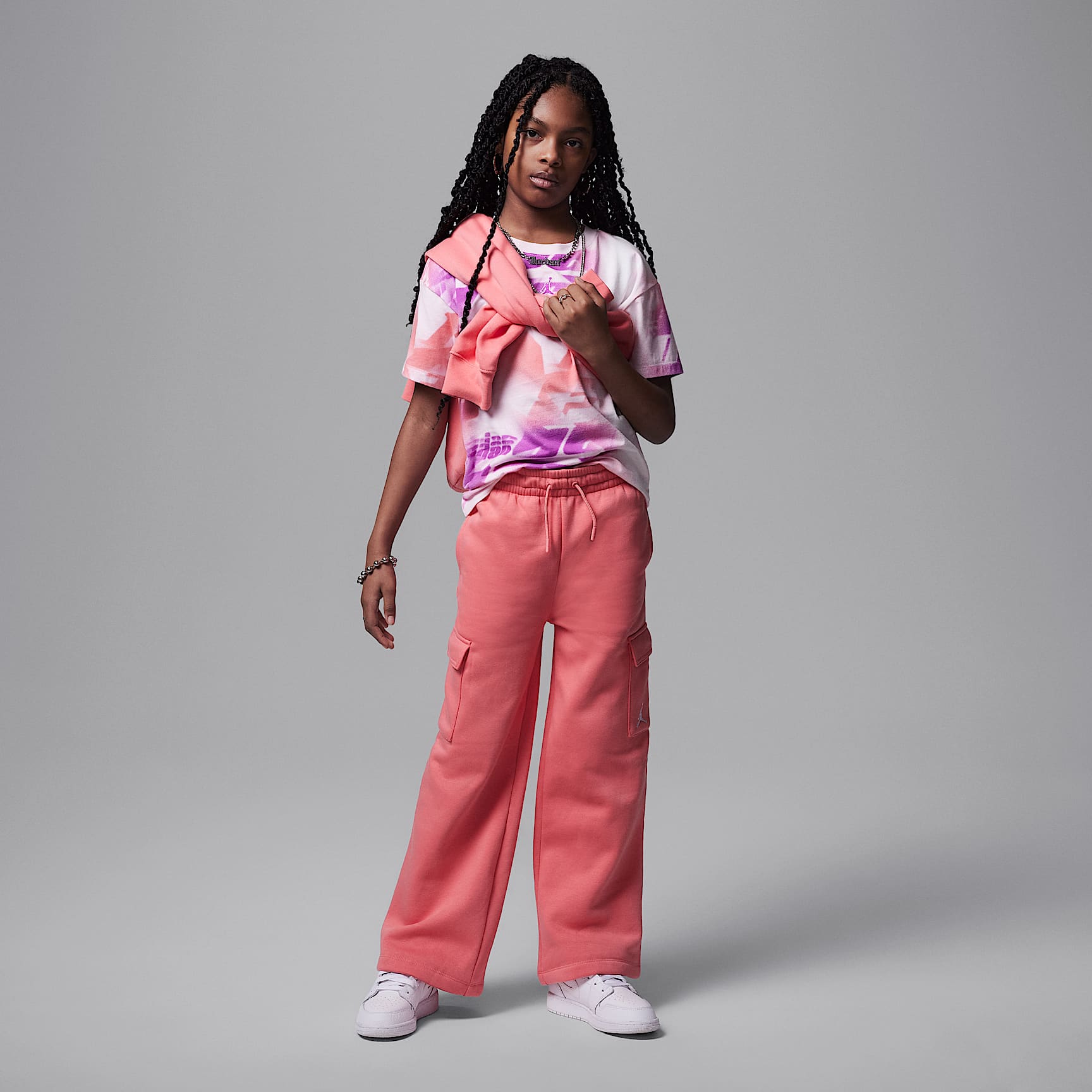 Jordan Y2K Big Kids' Fleece Cargo Pants