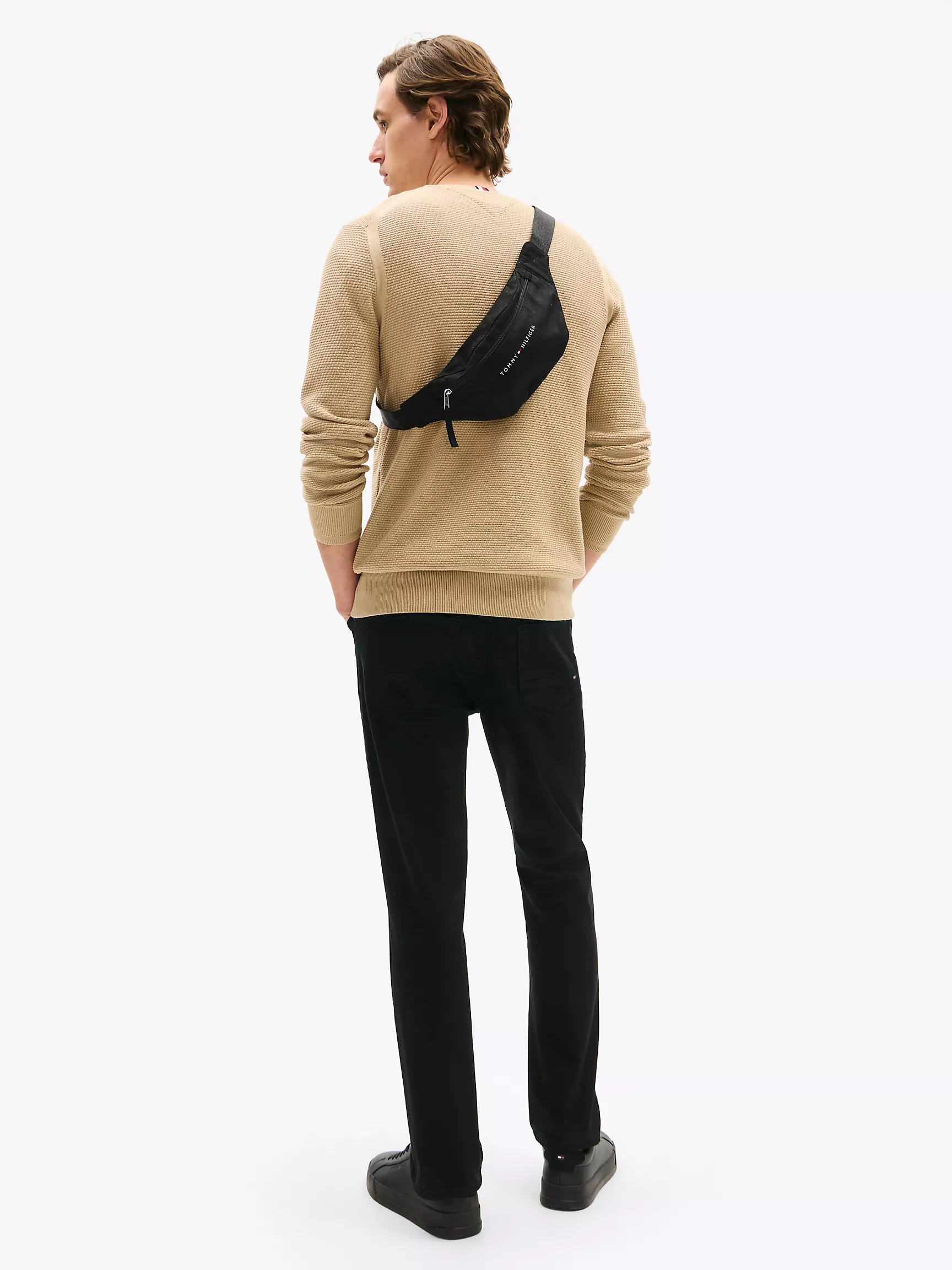 Сумка унисекс Tommy Hilfiger, Поясная сумка из канваса с логотипом Tommy