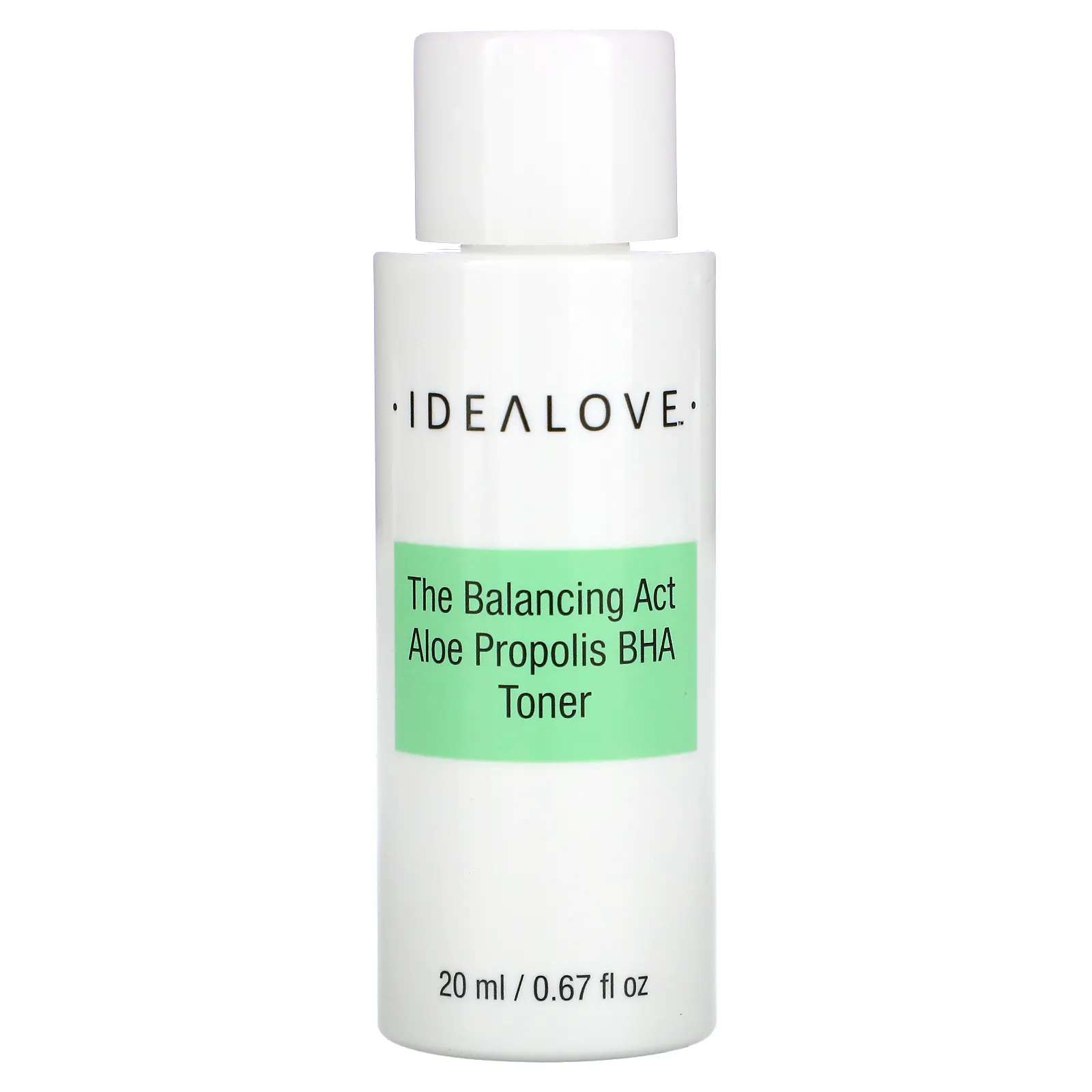 Idealove, The Balancing Act, тонер с алоэ, прополисом и БГА, пробник, 20 мл (0,67 жидк. унции)