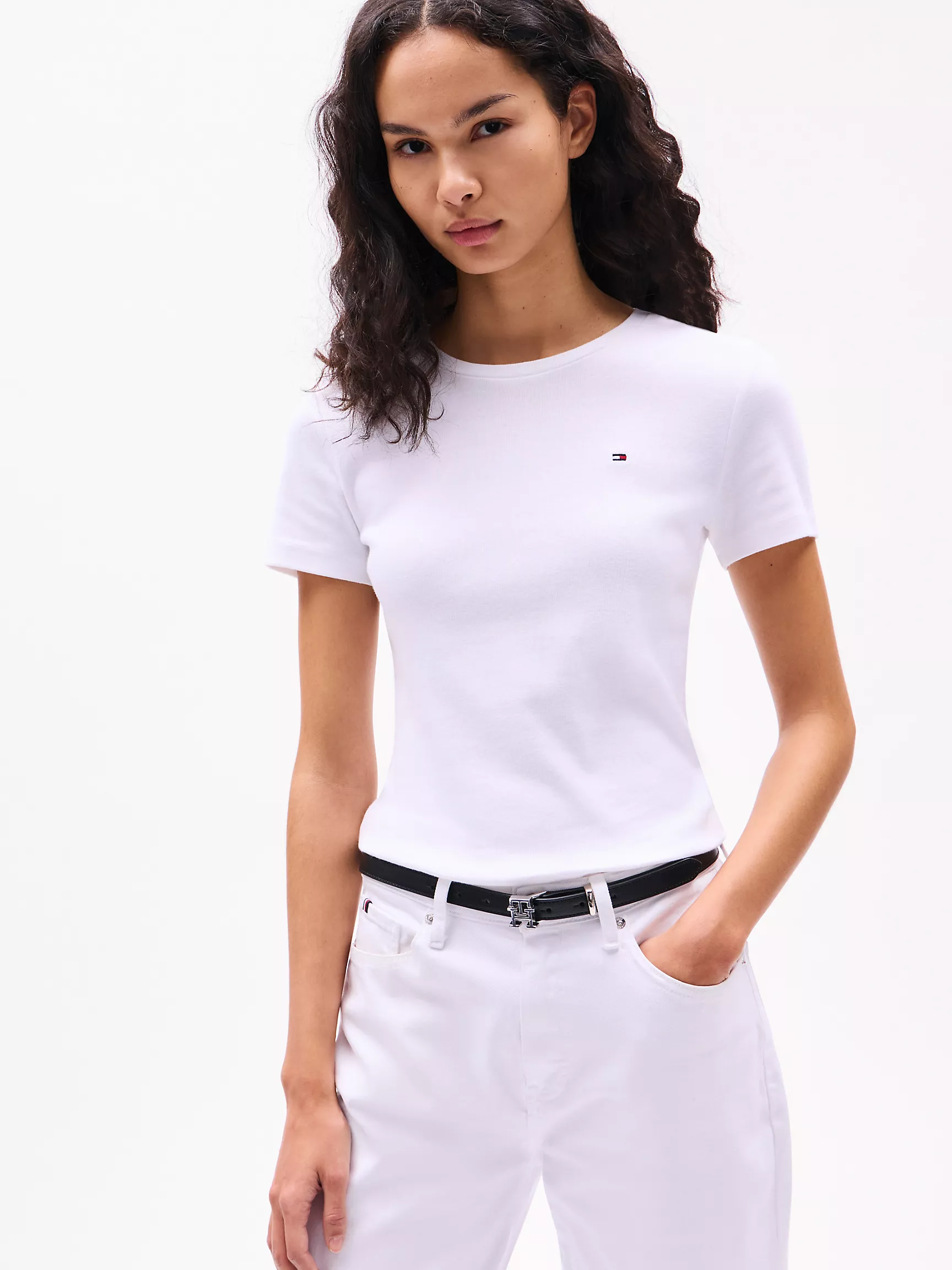 Женская футболка Tommy Hilfiger, Любимая футболка с круглым вырезом