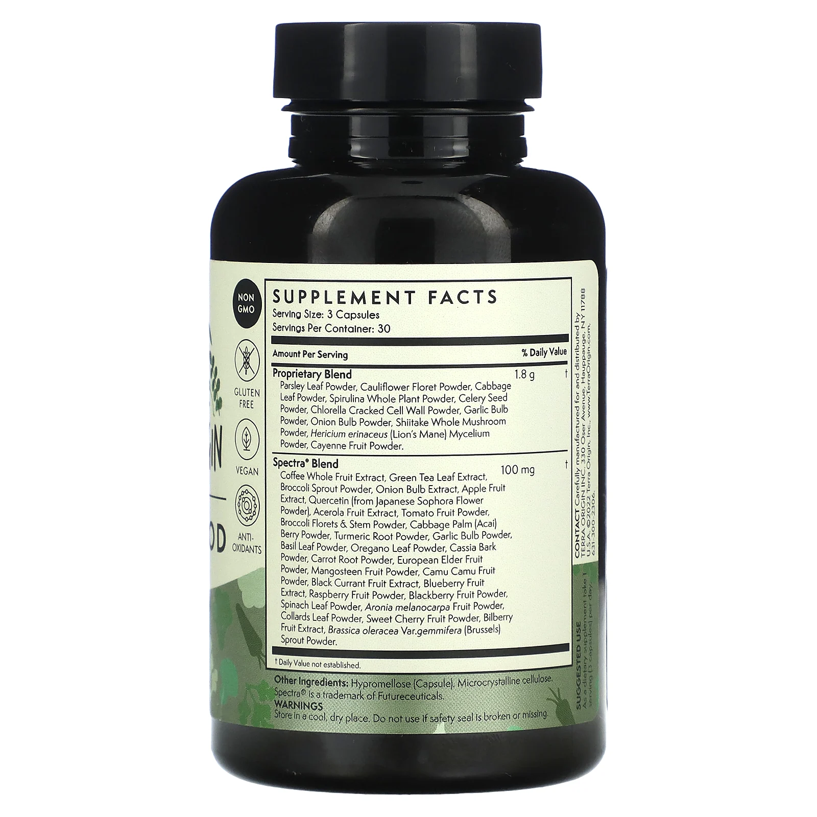 Terra Origin, Вегетарианский суперфуд`` 90 капсул