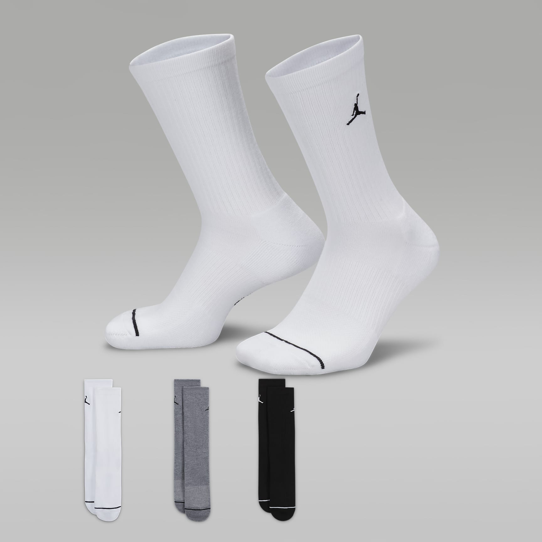 Jordan Everyday Crew Socks (3 pairs)