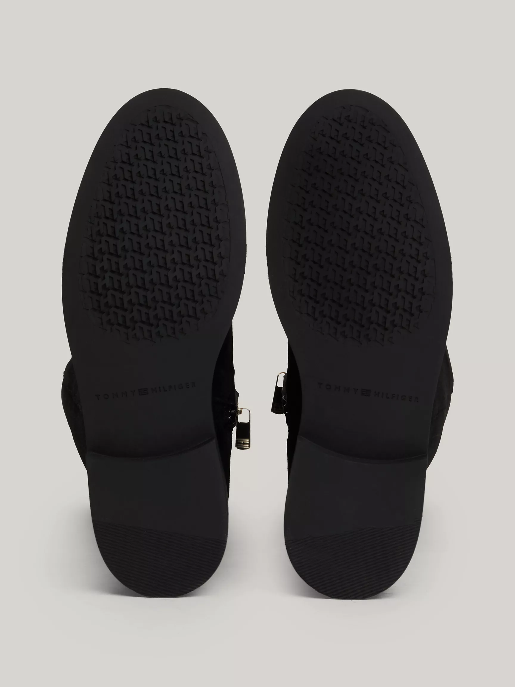 Женские ботинки Tommy Hilfiger, Замшевые высокие сапоги на молнии