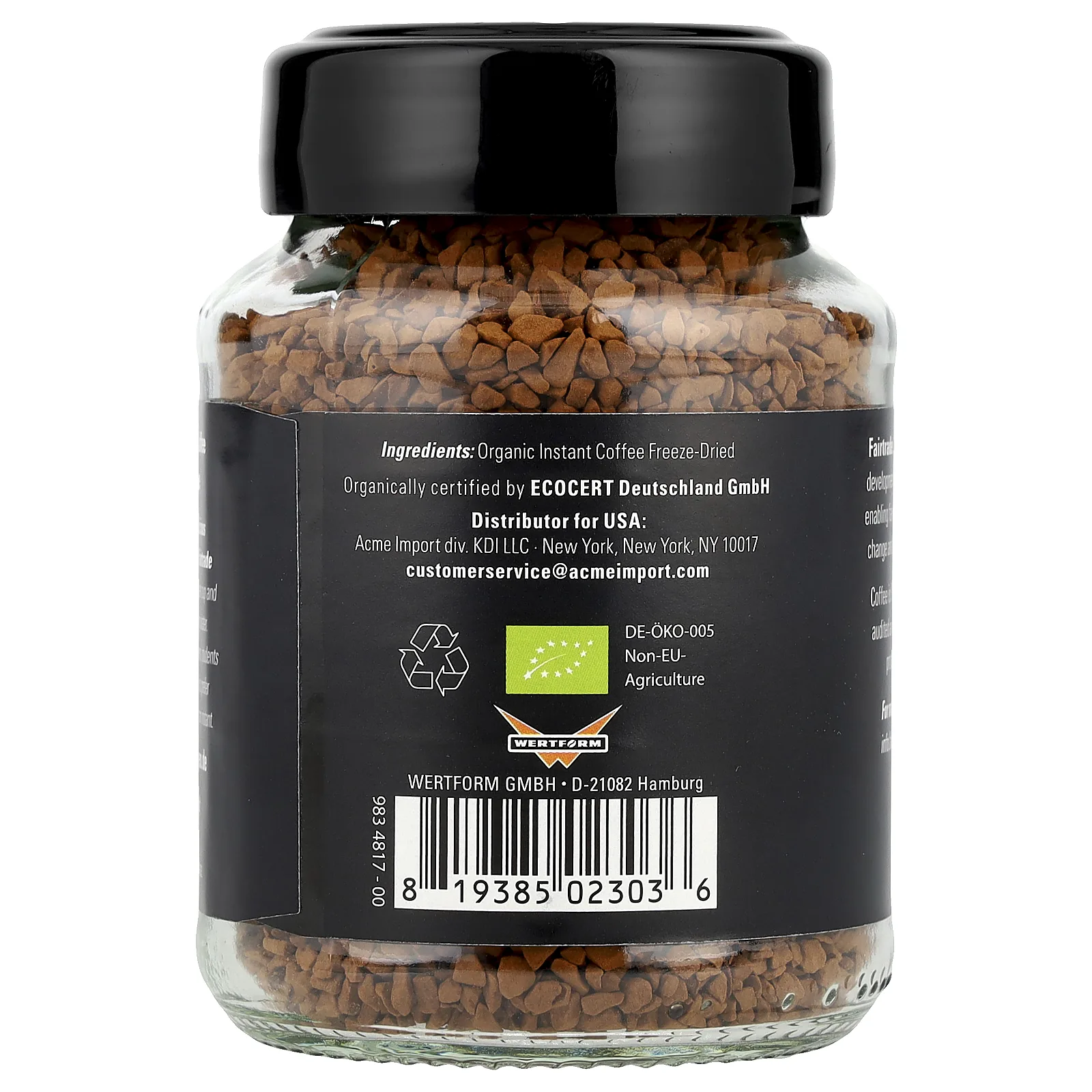 Mount Hagen, Органический растворимый эспрессо, 50 г (1,76 унции)