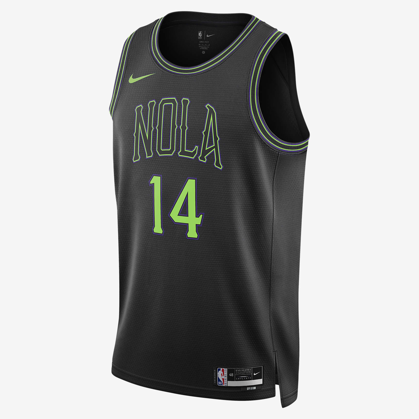 Brandon Ingram New Orleans Pelican City Edition 2023/24 Men's Nike Dri-FIT NBA Swingman Jersey