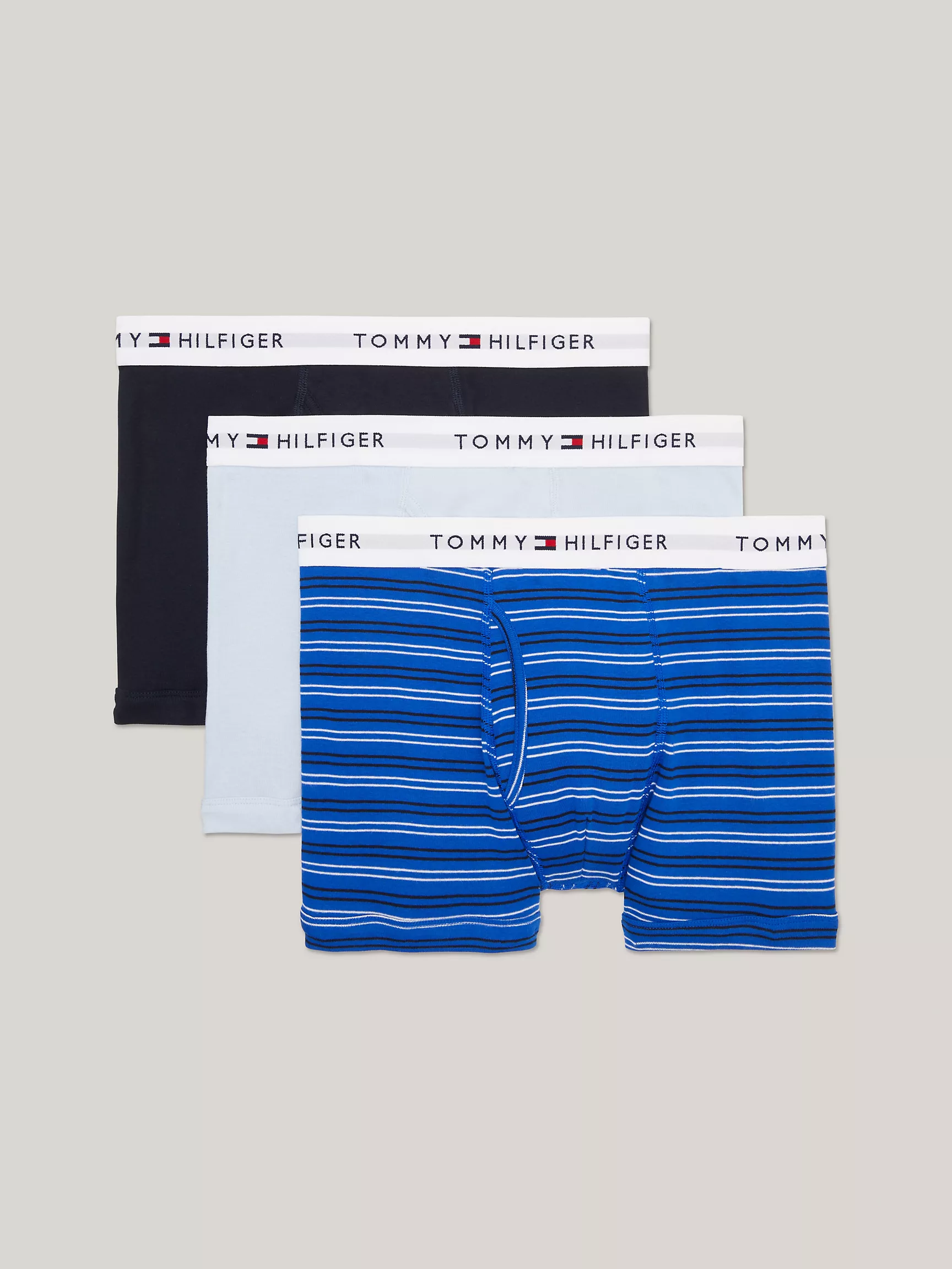 Мужское нижнее белье Tommy Hilfiger, Классические хлопковые трусы-боксёры (набор 3 шт.)