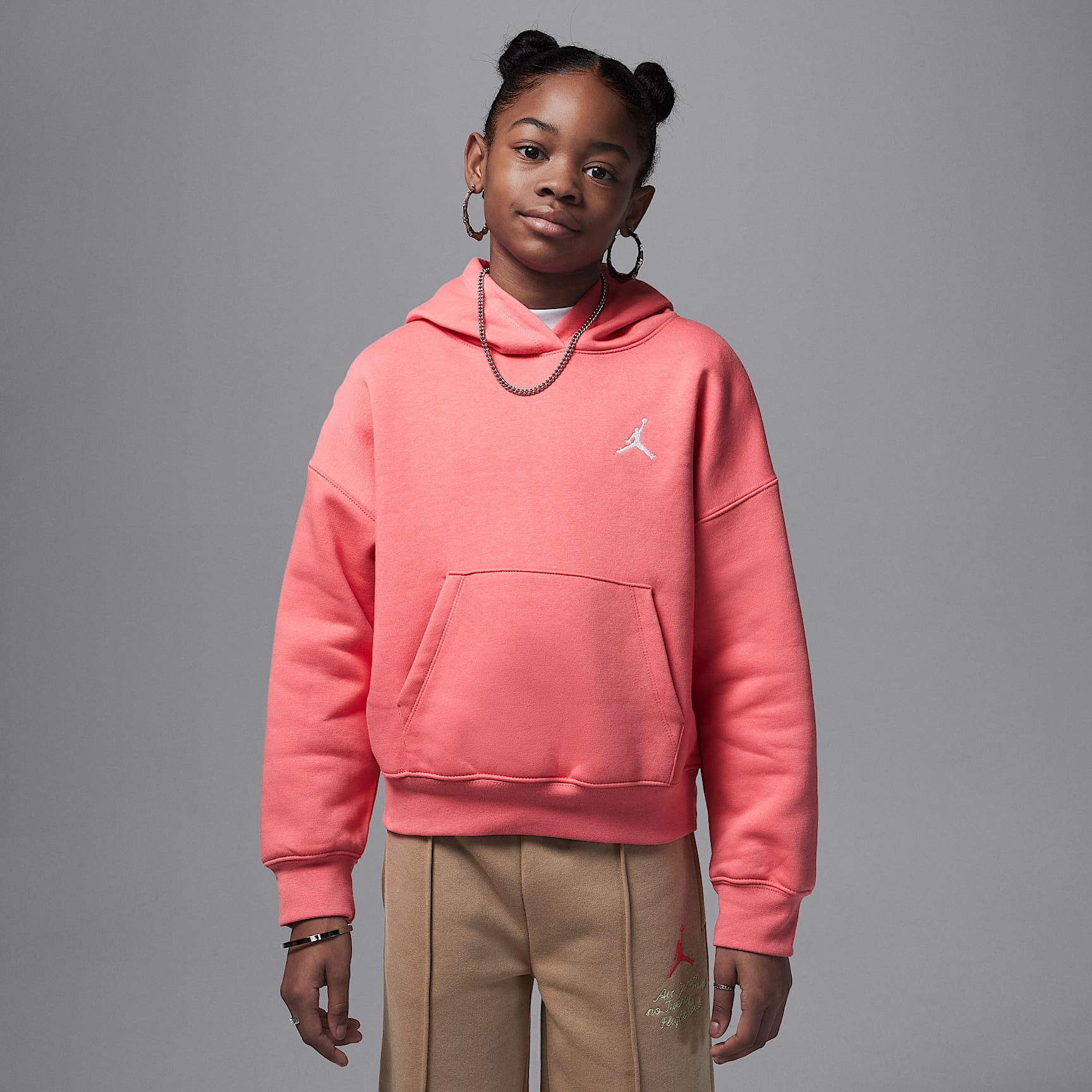 Jordan Brooklyn Essentials Big Kids' Pullover Hoodie