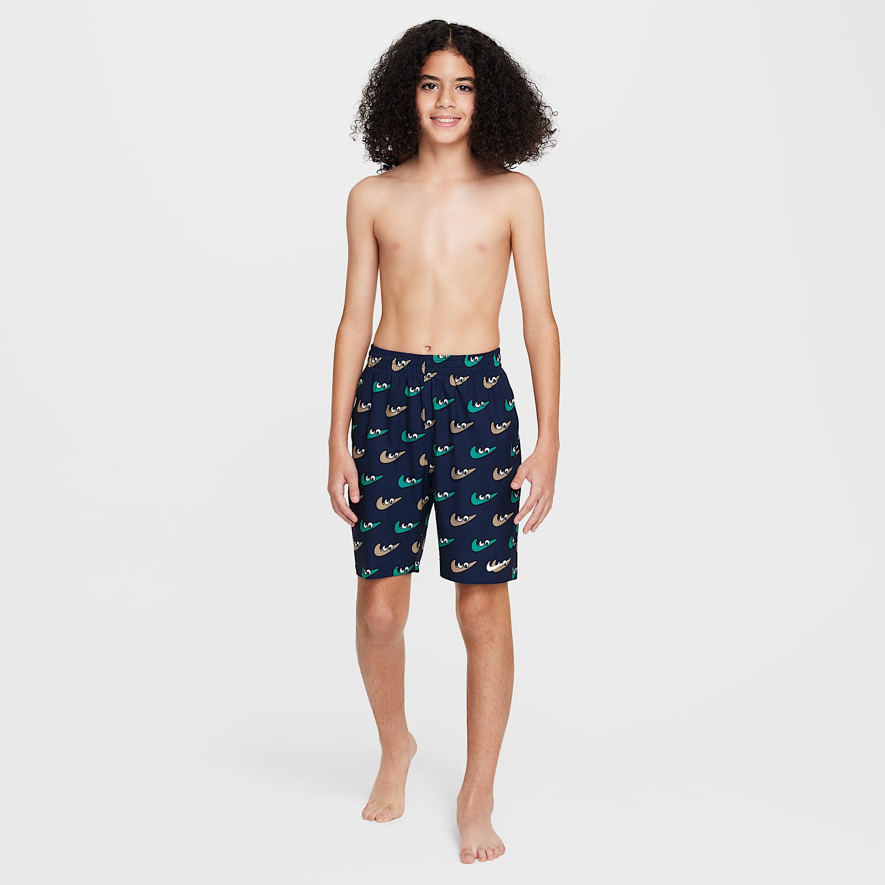 Nike Swim Breaker Big Kids' (Boys') 7" Brief-Lined Volley Shorts