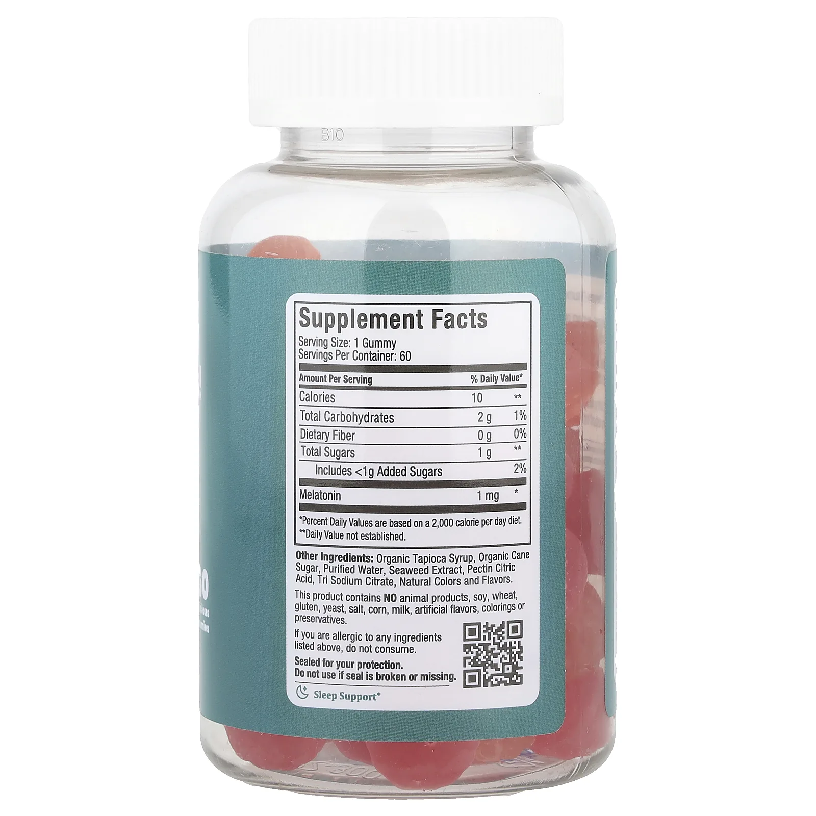 Maxi Health, Mel-O-Licious! Жевательные мармеладки, натуральная вишня и апельсин, 1 мг, 60 жевательных таблеток