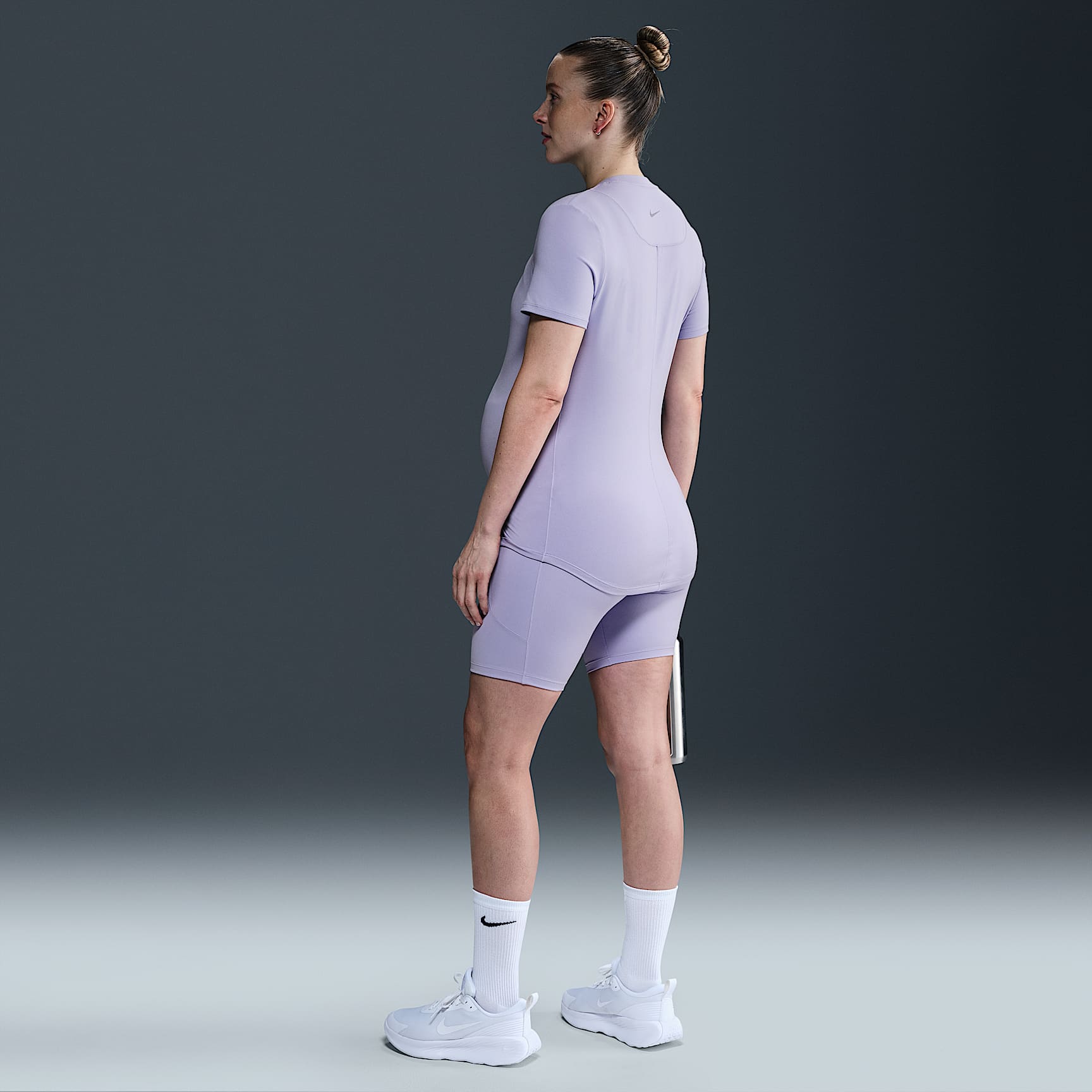 Nike (M) One Women's Dri-FIT Slim-Fit Short-Sleeve Top (Maternity)