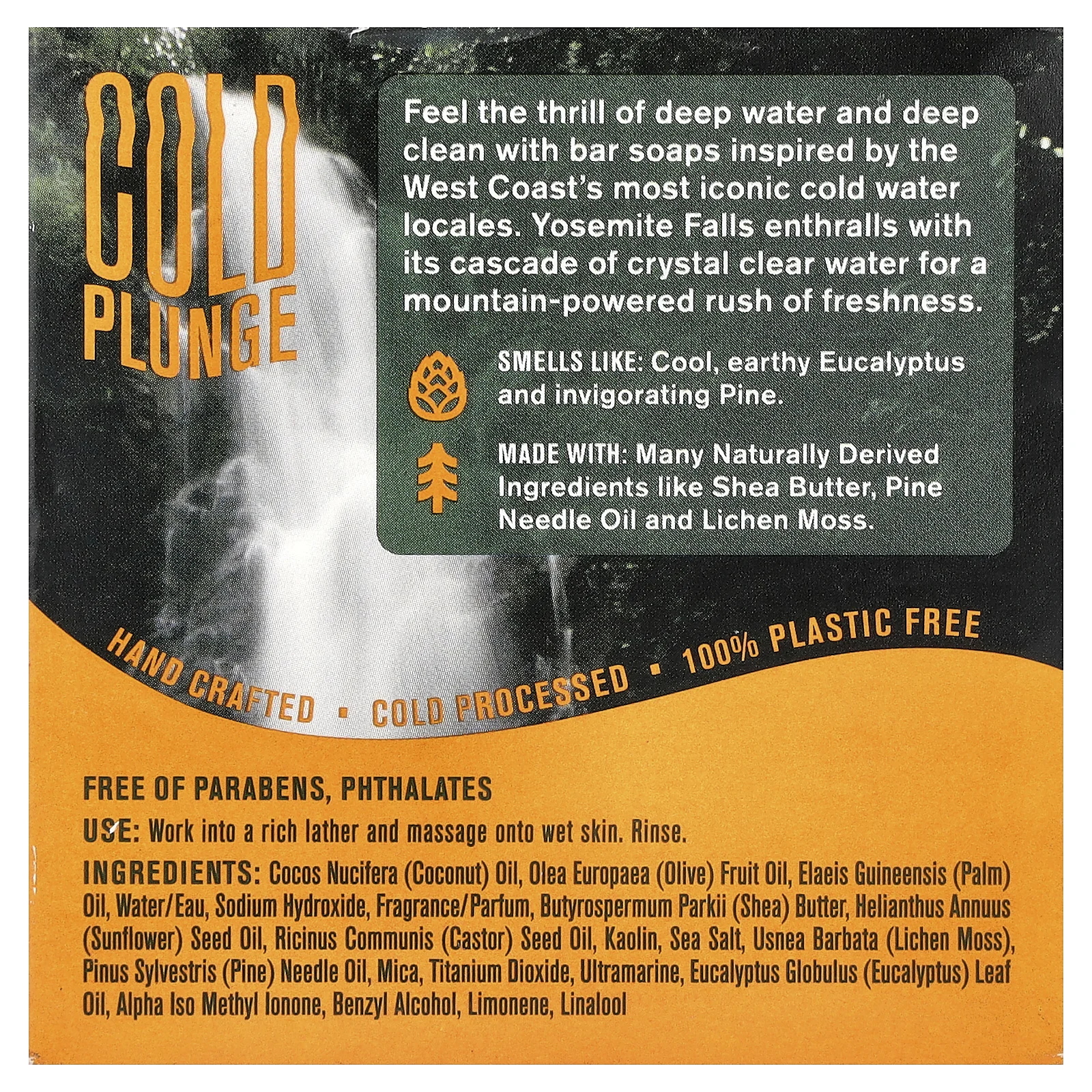 Every Man Jack, кусковое мыло, Yosemite Водопад, 142 г (5 унций)