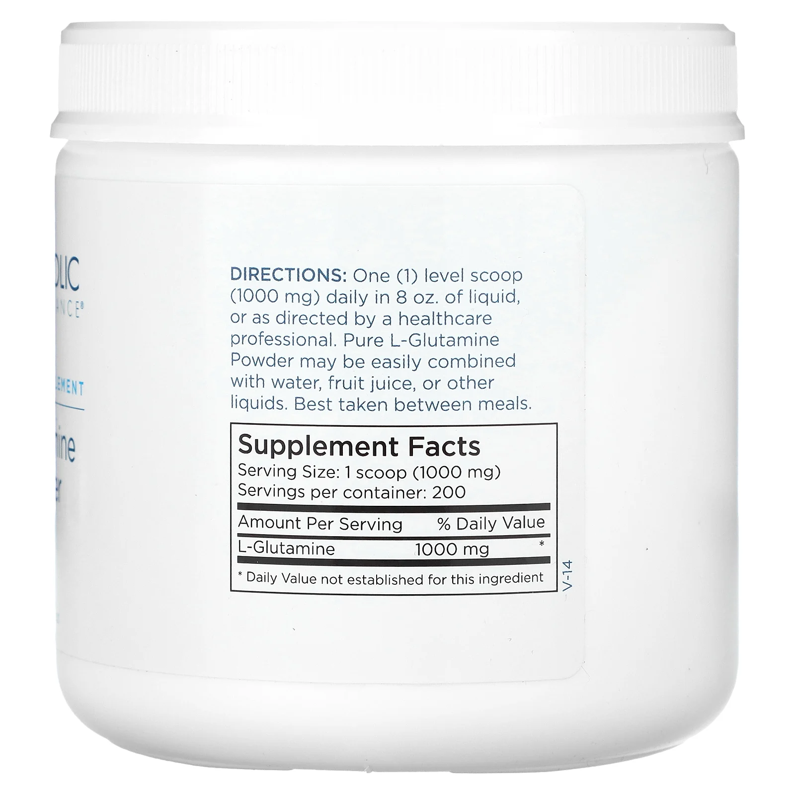 Metabolic Maintenance, L-глютамин в виде порошка, 200 г (7 унций)