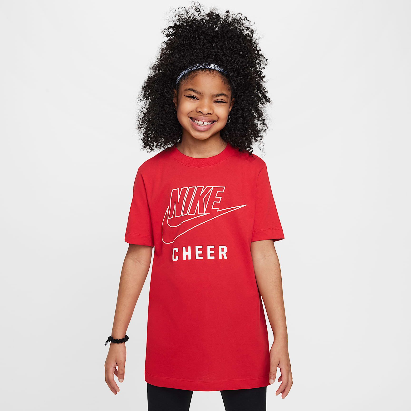 Nike Swoosh Big Kids' Cheer T-Shirt