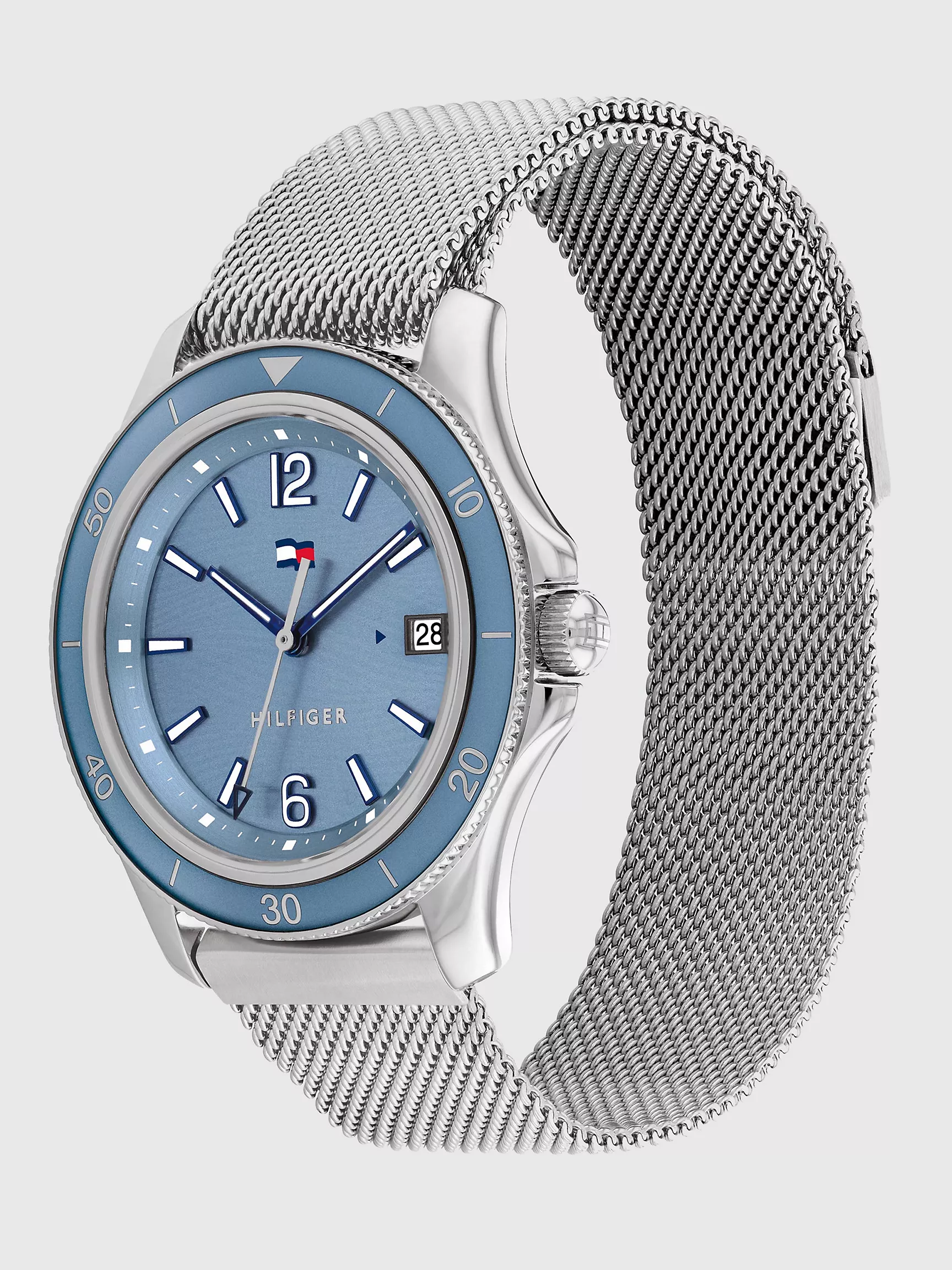 Женские часы Tommy Hilfiger, Спортивные часы с плетеным ремешком