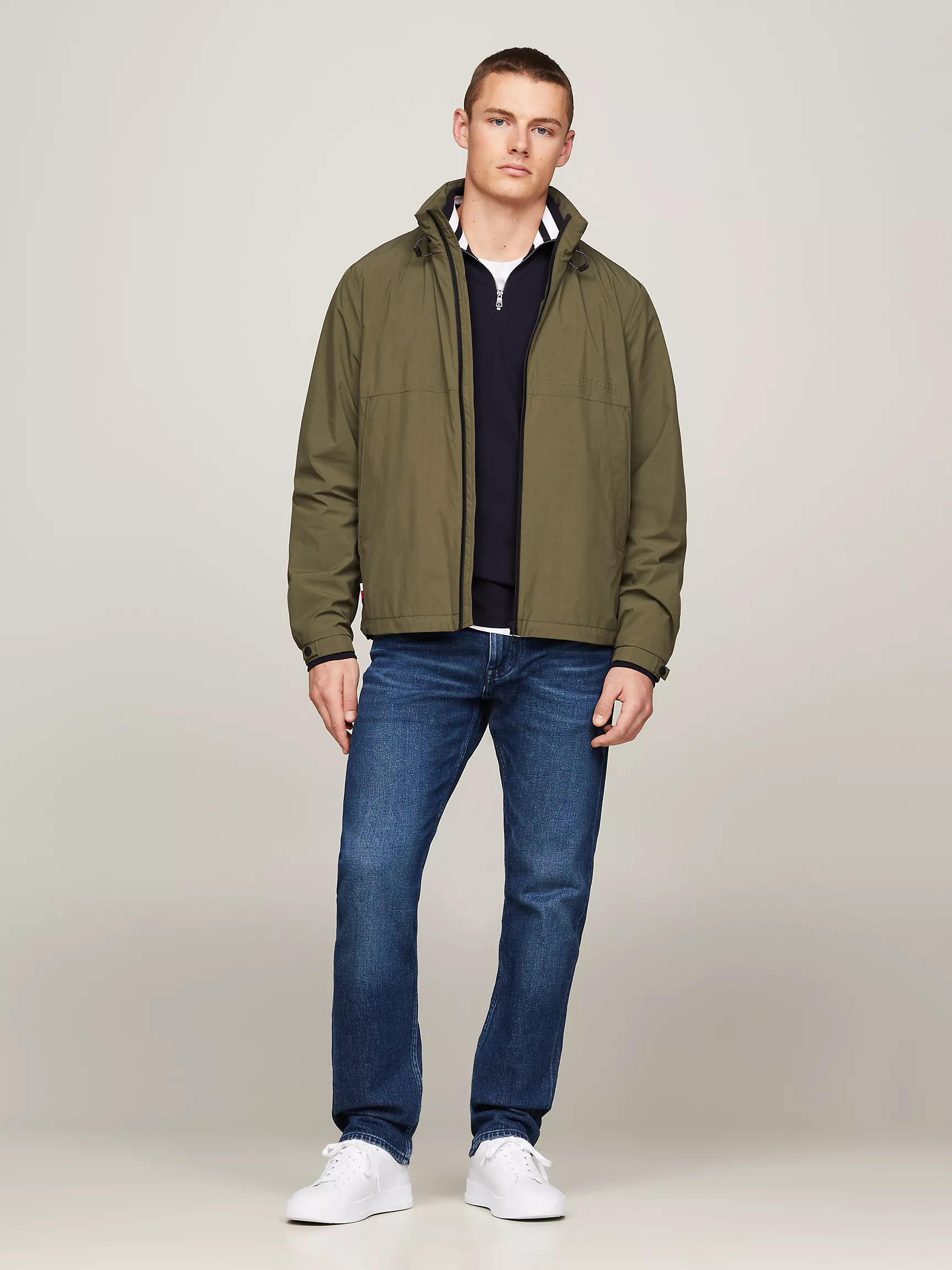 Мужская куртка Tommy Hilfiger, Легкая компактная ветровка Portland