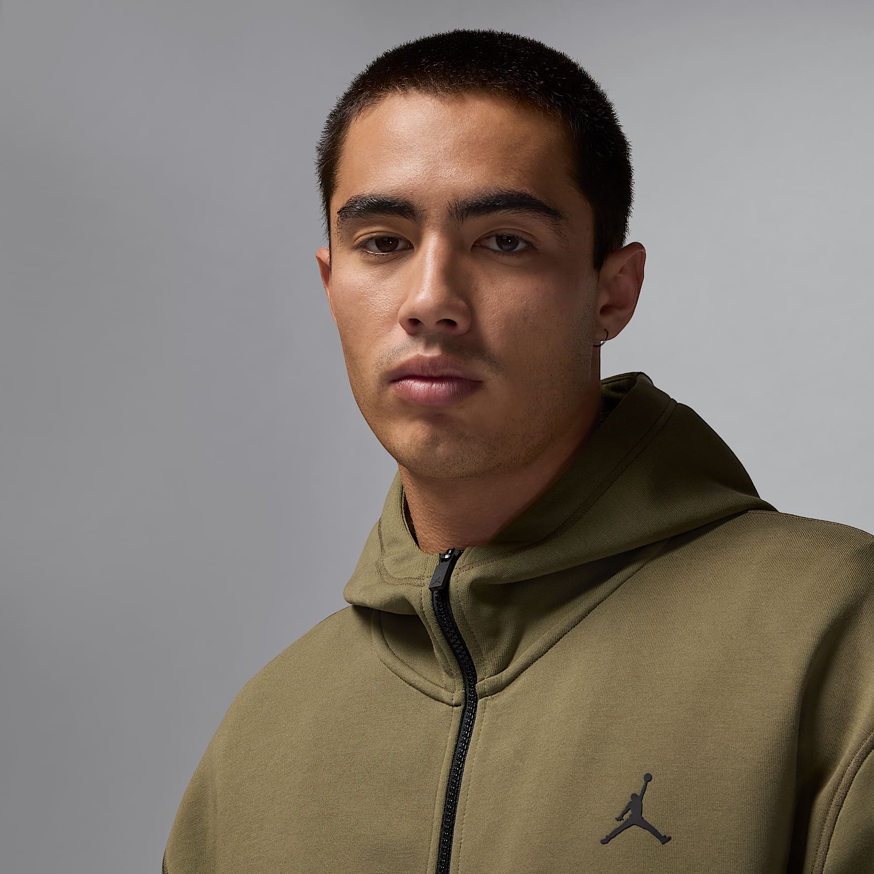 Jordan Sport Hoop Fleece Men's Dri-FIT Full-Zip Hoodie