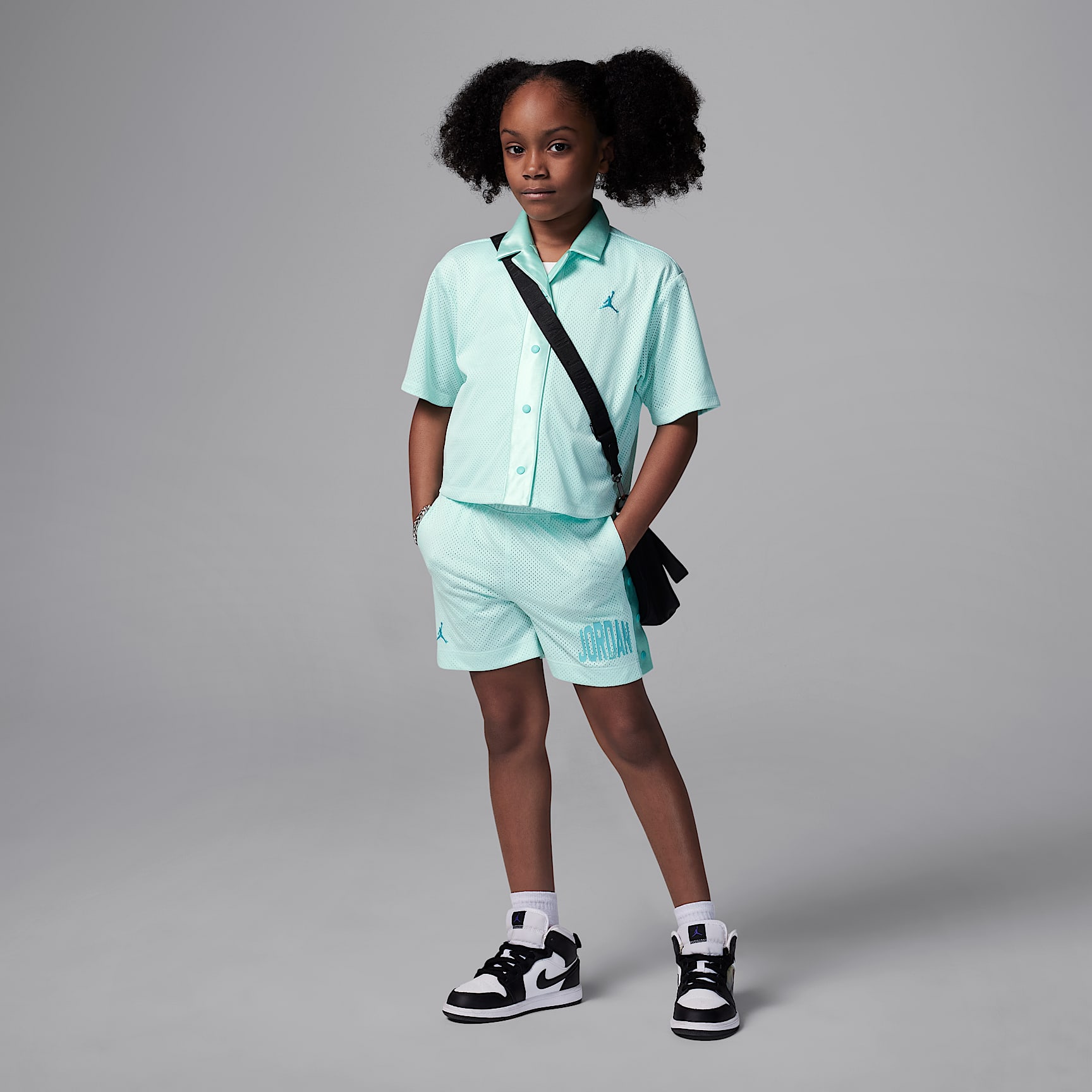 Jordan Dri-FIT Training Camp Little Kids' Jumpman Mesh Top
