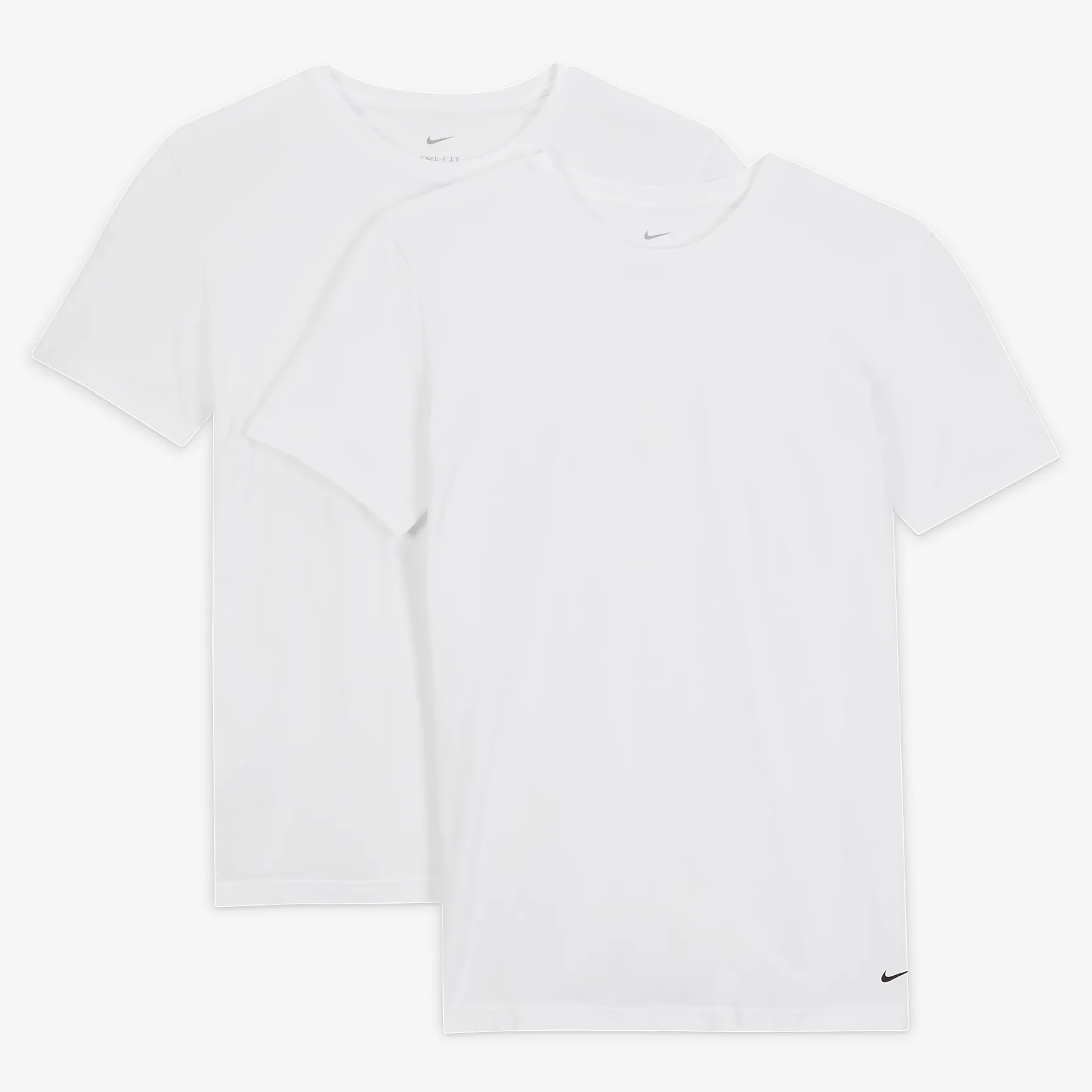Nike Dri-FIT Essential Cotton Stretch Men's Slim Fit Crew Neck Undershirt (2-Pack)