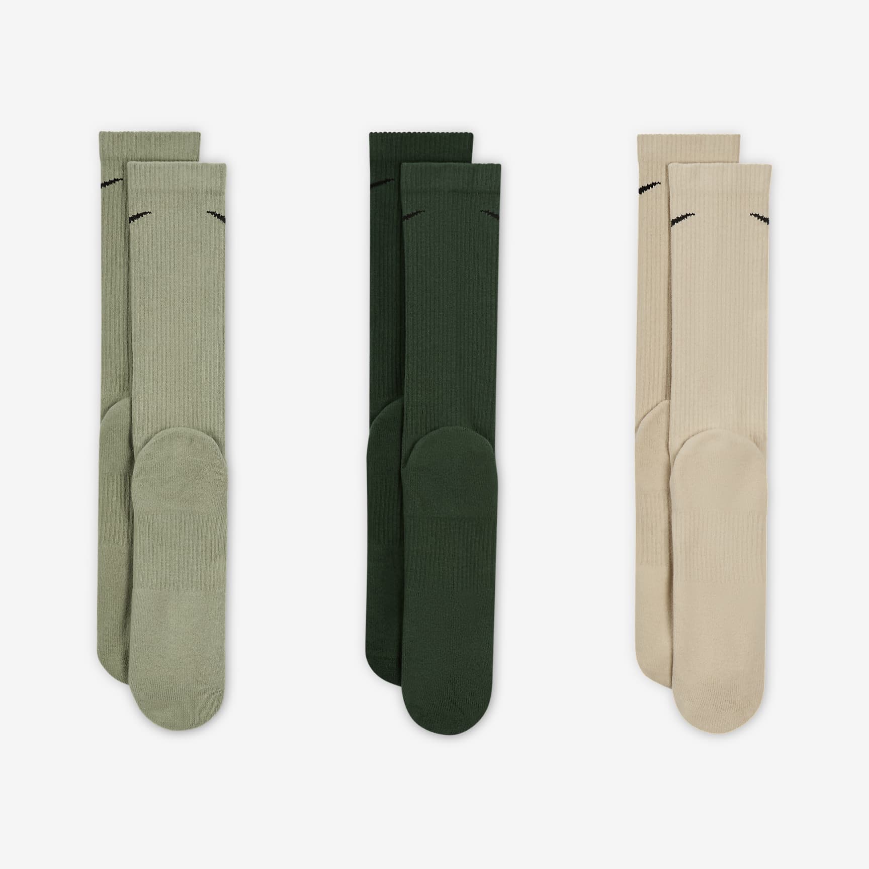 Nike Everyday Plus Cushioned Training Crew Socks (3 Pairs)