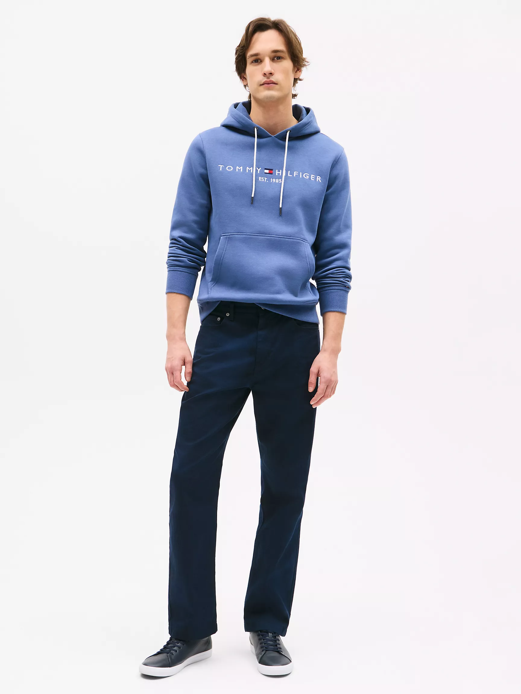 Мужское худи Tommy Hilfiger, Худи с вышитым логотипом Tommy