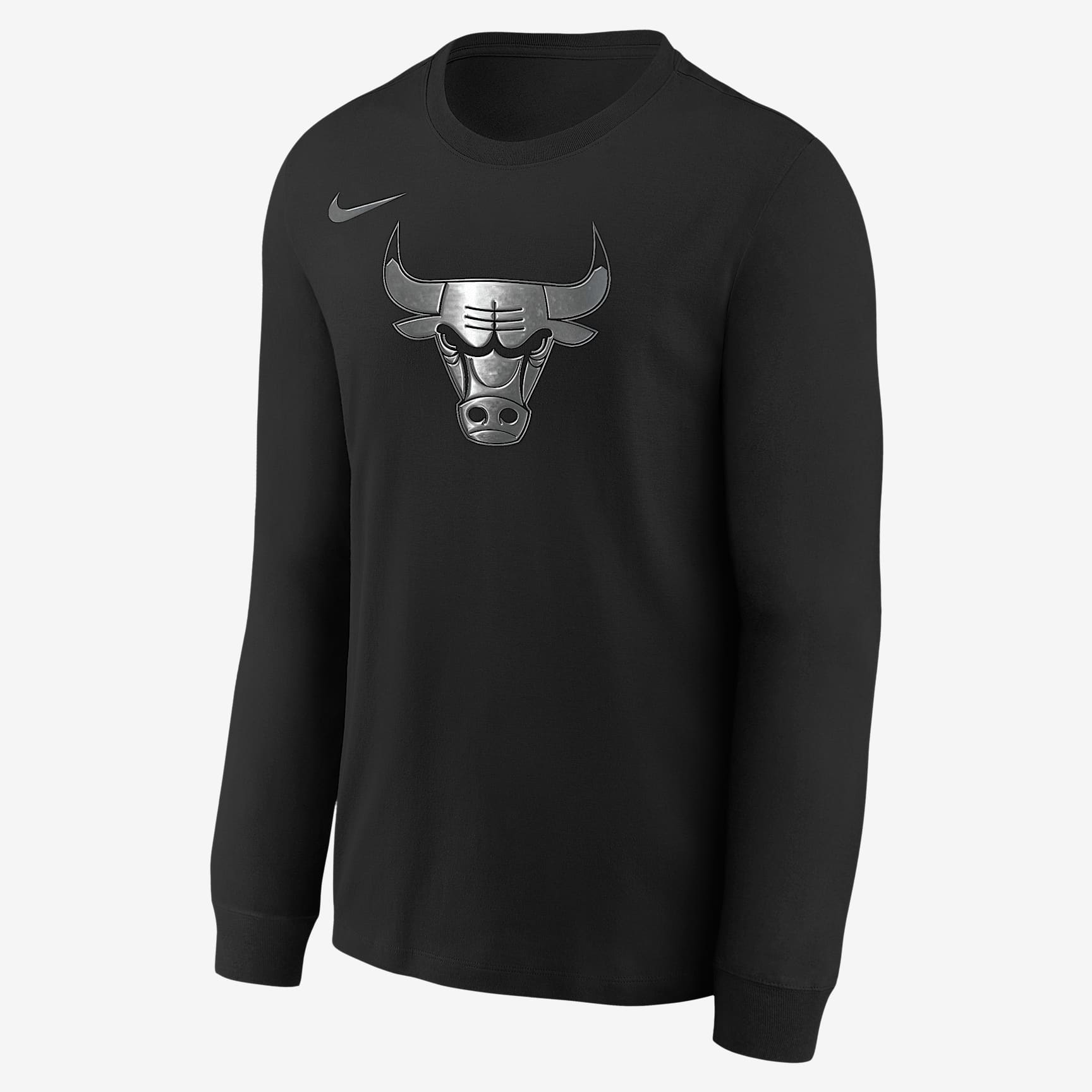 Chicago Bulls Courtside Big Kids' Nike NBA Boxy Long-Sleeve T-Shirt