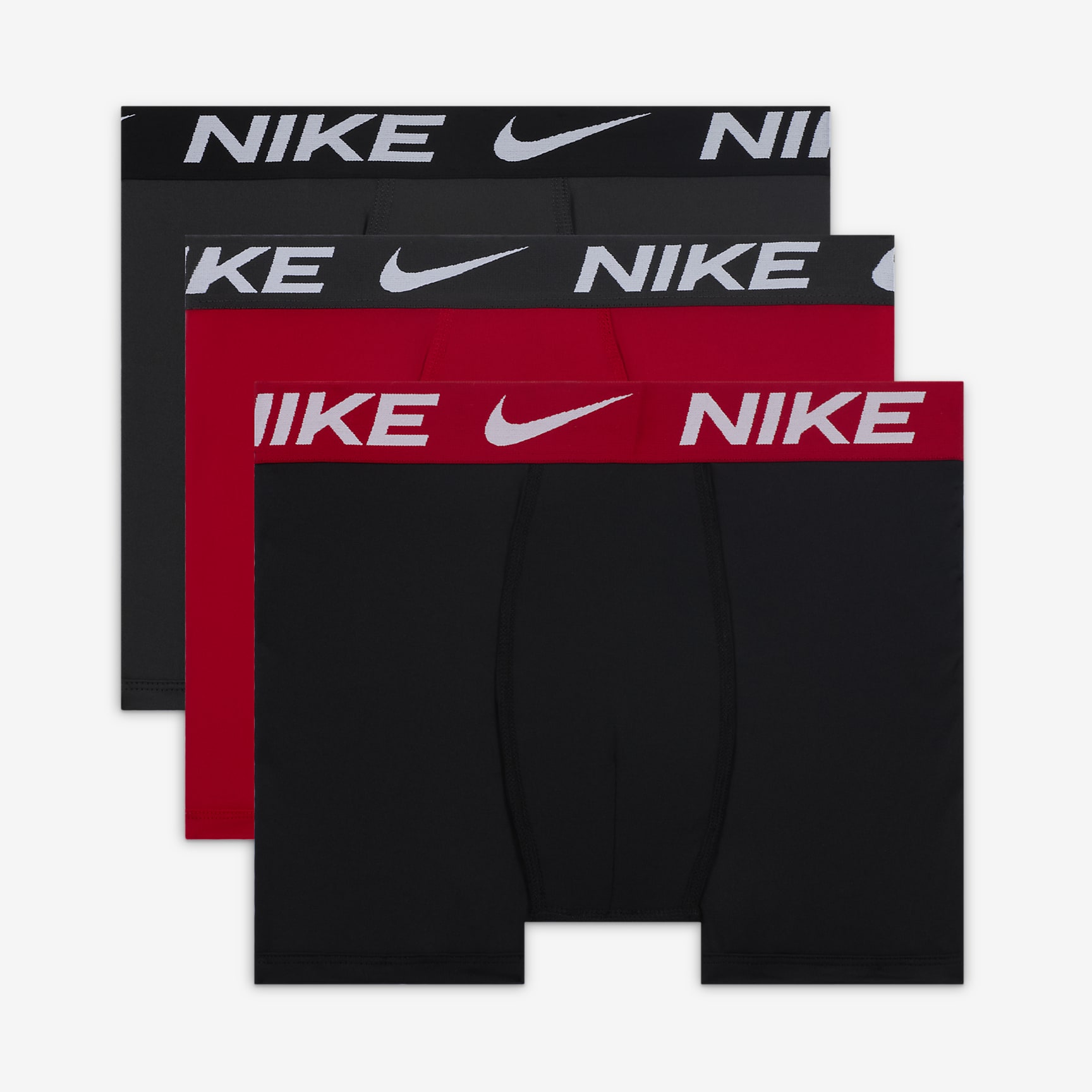 Nike Dri-FIT Essentials Big Kids' Boxer Briefs (3-Pack)