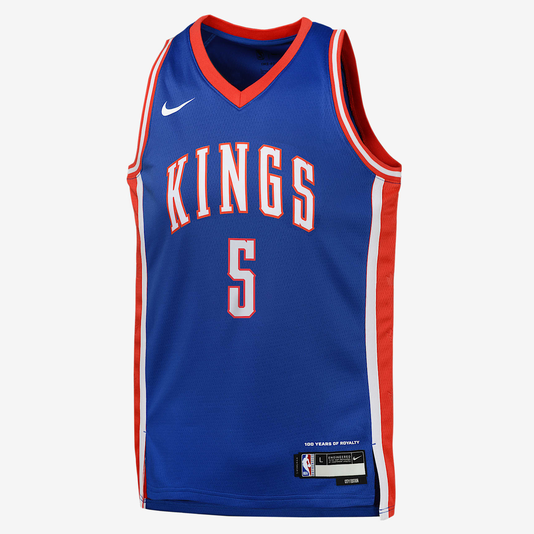 De'Aaron Fox Sacramento Kings 2024/25 City Edition Big Kids' Nike Dri-FIT NBA Swingman Jersey