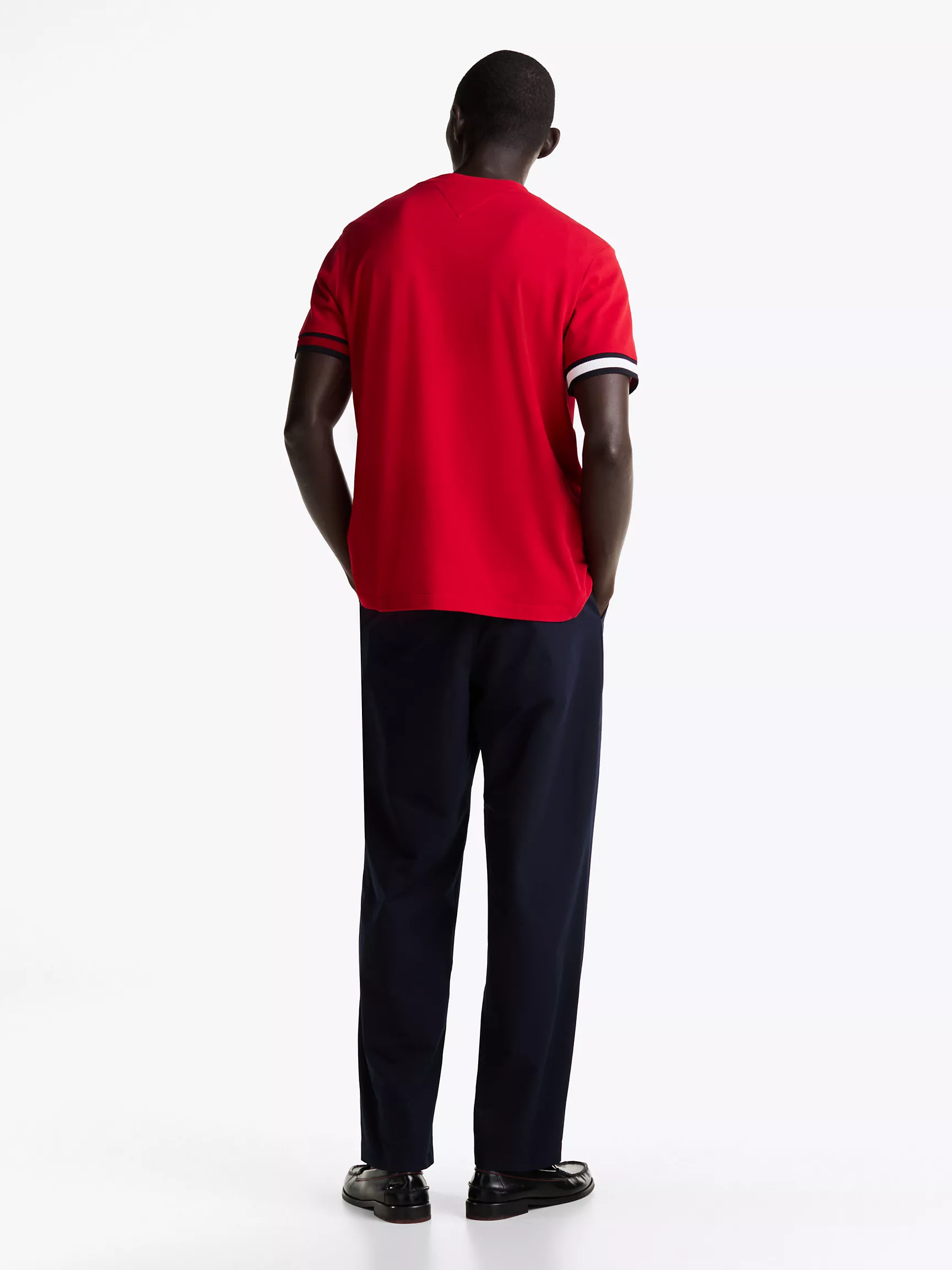 Мужская футболка Tommy Hilfiger, Футболка Tommy с контрастными краями