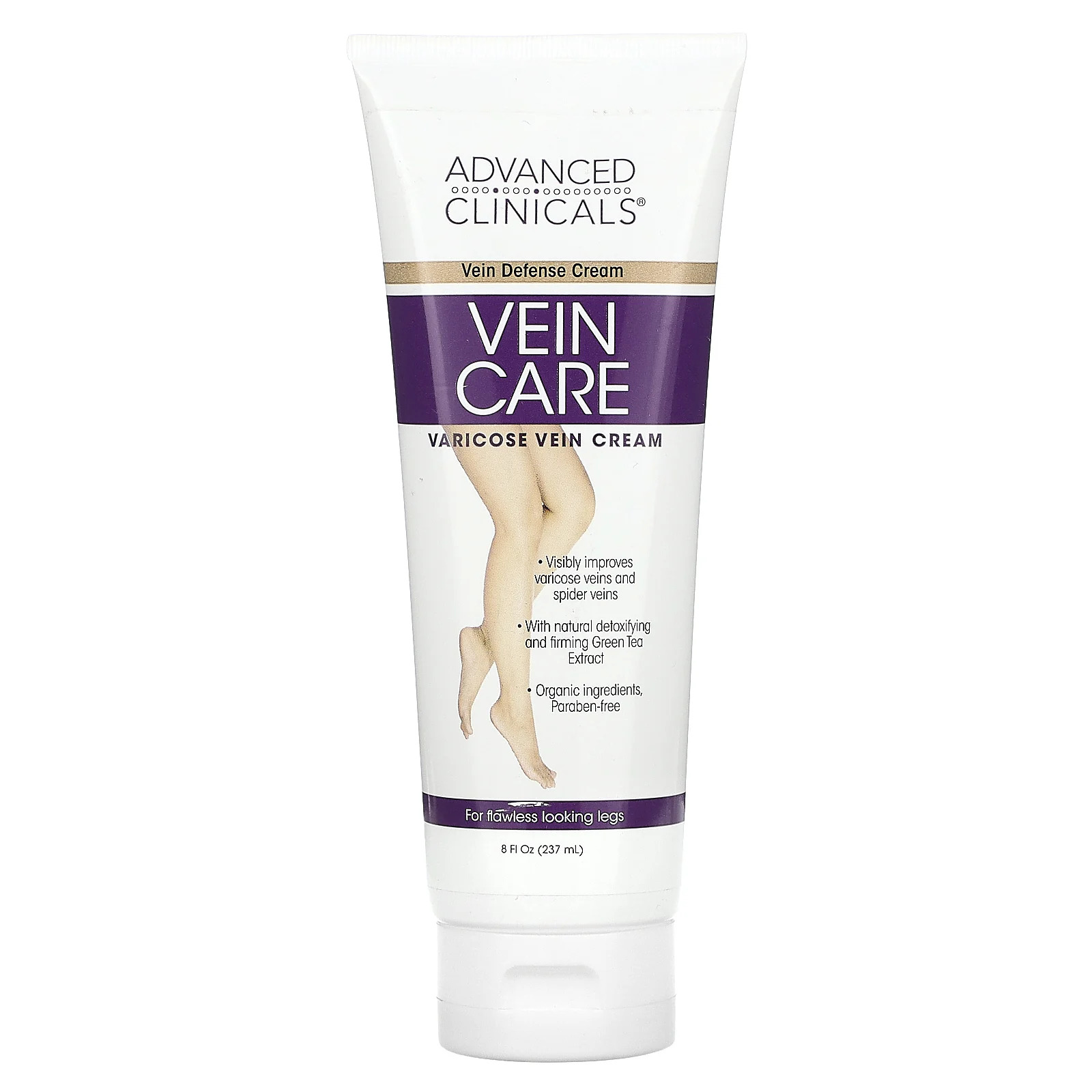 Advanced Clinicals, Vein Care, крем от варикозного расширения вен, 237 мл (8 жидк. Унций)