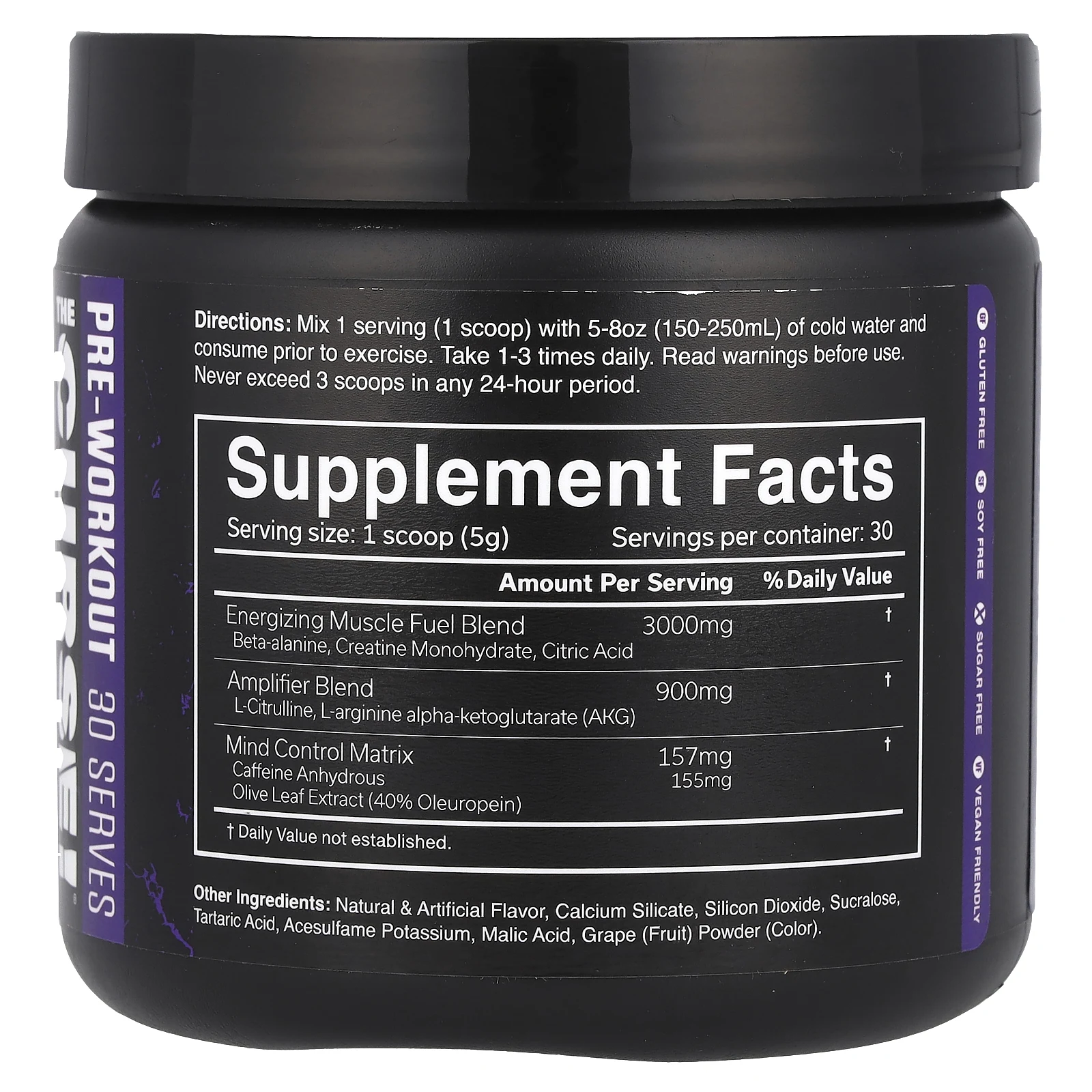 JNX Sports, The Curse!®, Pre-Workout, Dark Grape, 5.3 oz (150 g)