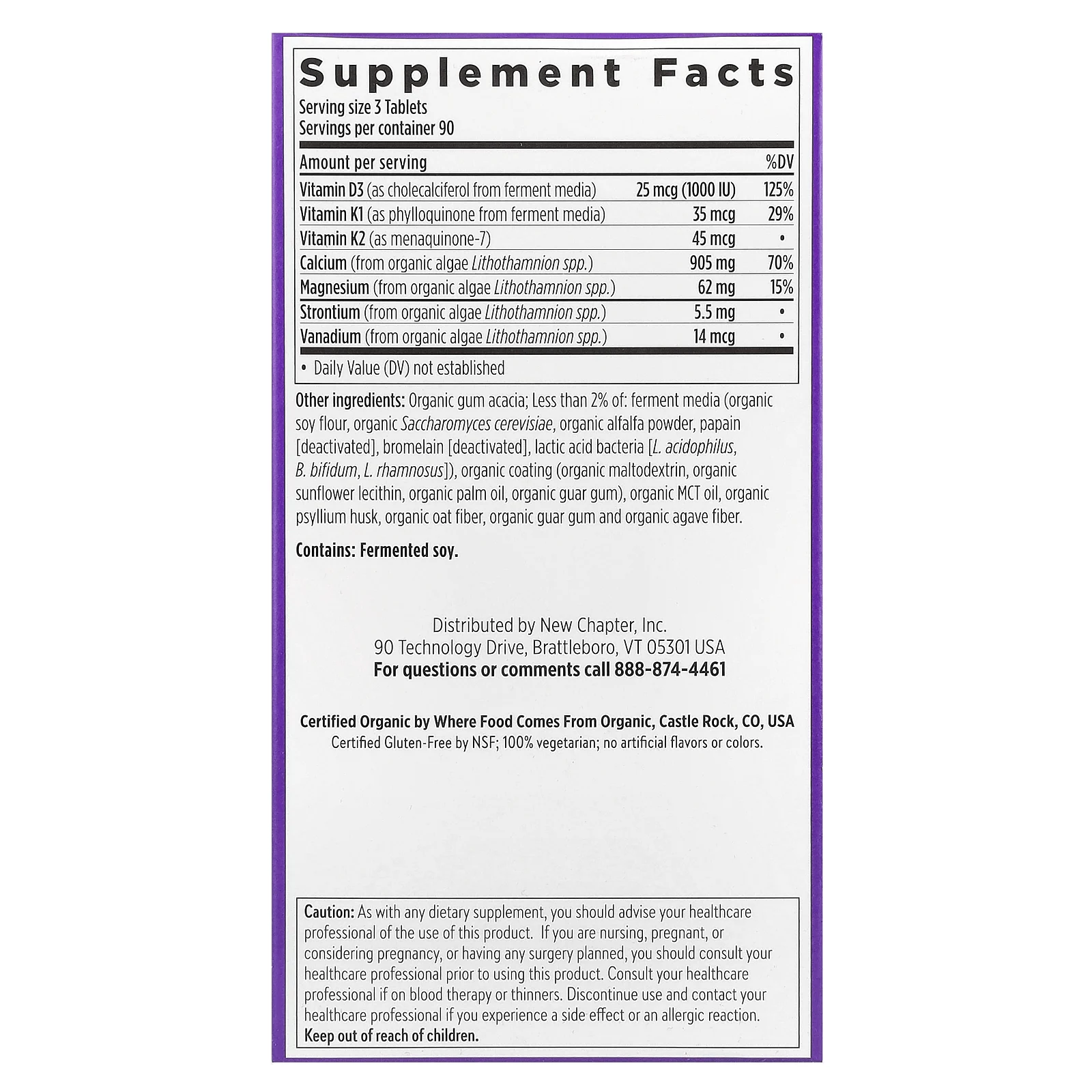 New Chapter, Bone Strength Take Care, 270 тонких вегетарианских таблеток