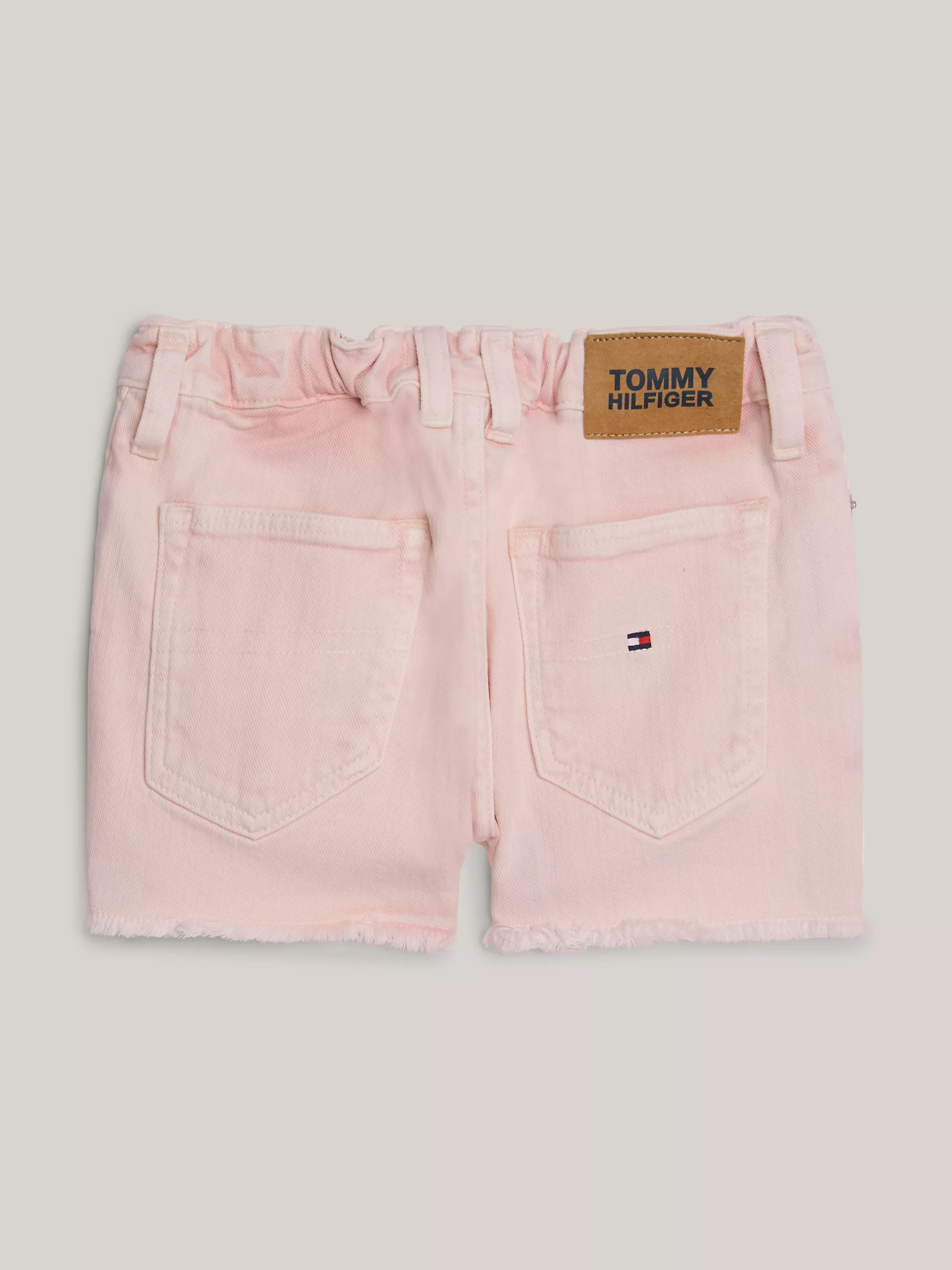 Короткие шорты для девочек Tommy Hilfiger, Детские джинсовые шорты с необработанным краем