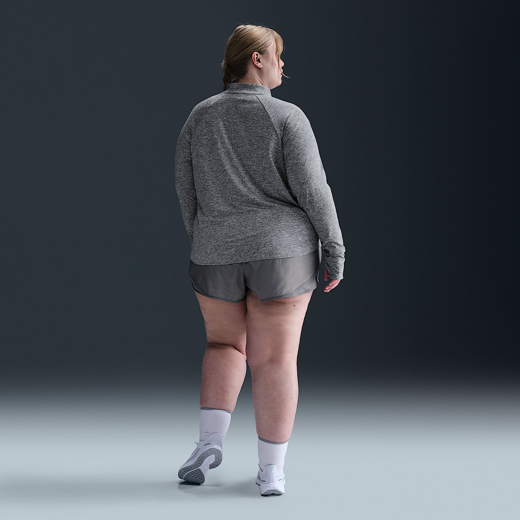 Nike Swift Women's Dri-FIT UV 1/4-Zip Running Top (Plus Size)
