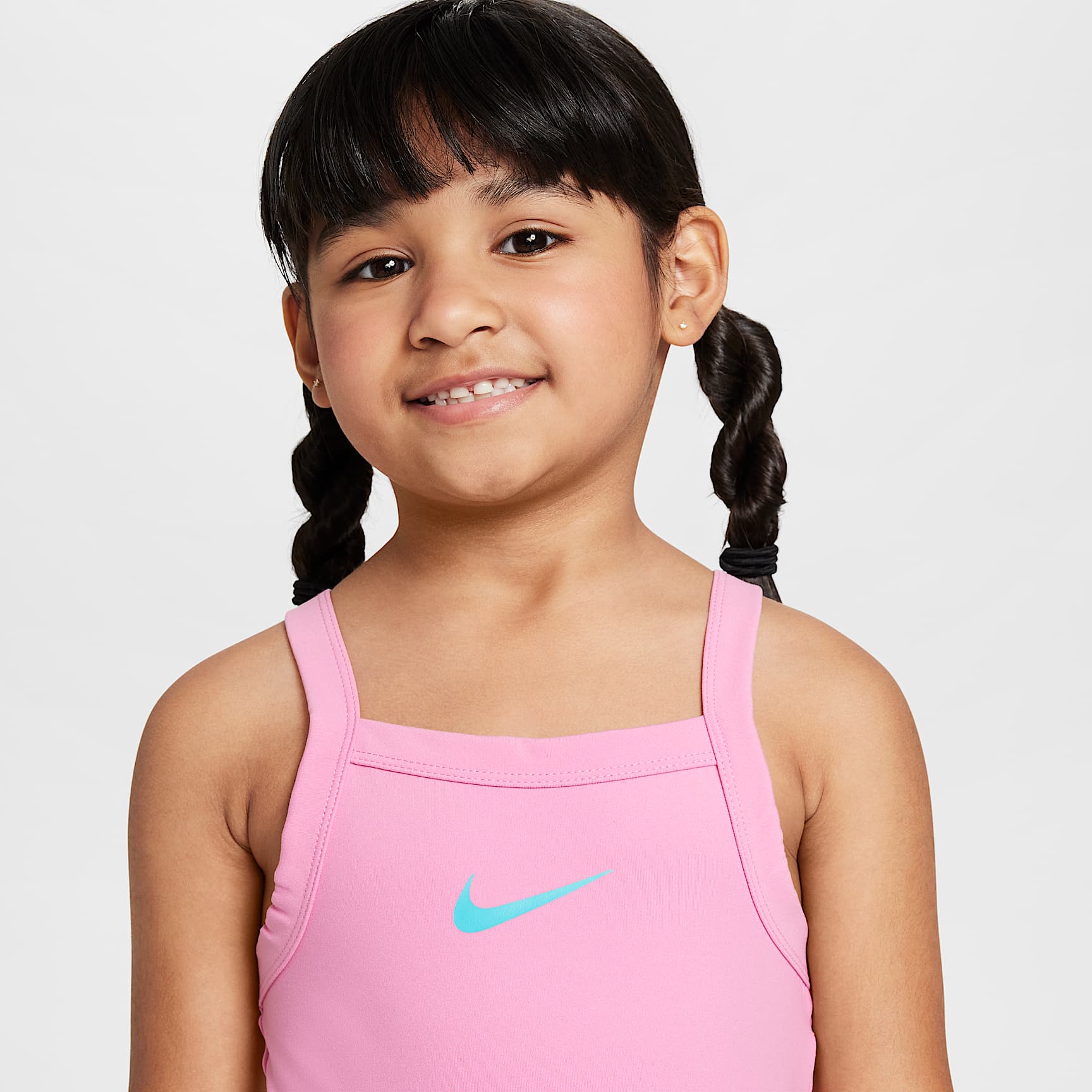 Nike Dri-FIT Sunny Swoosh Little Kids' Runsie Romper