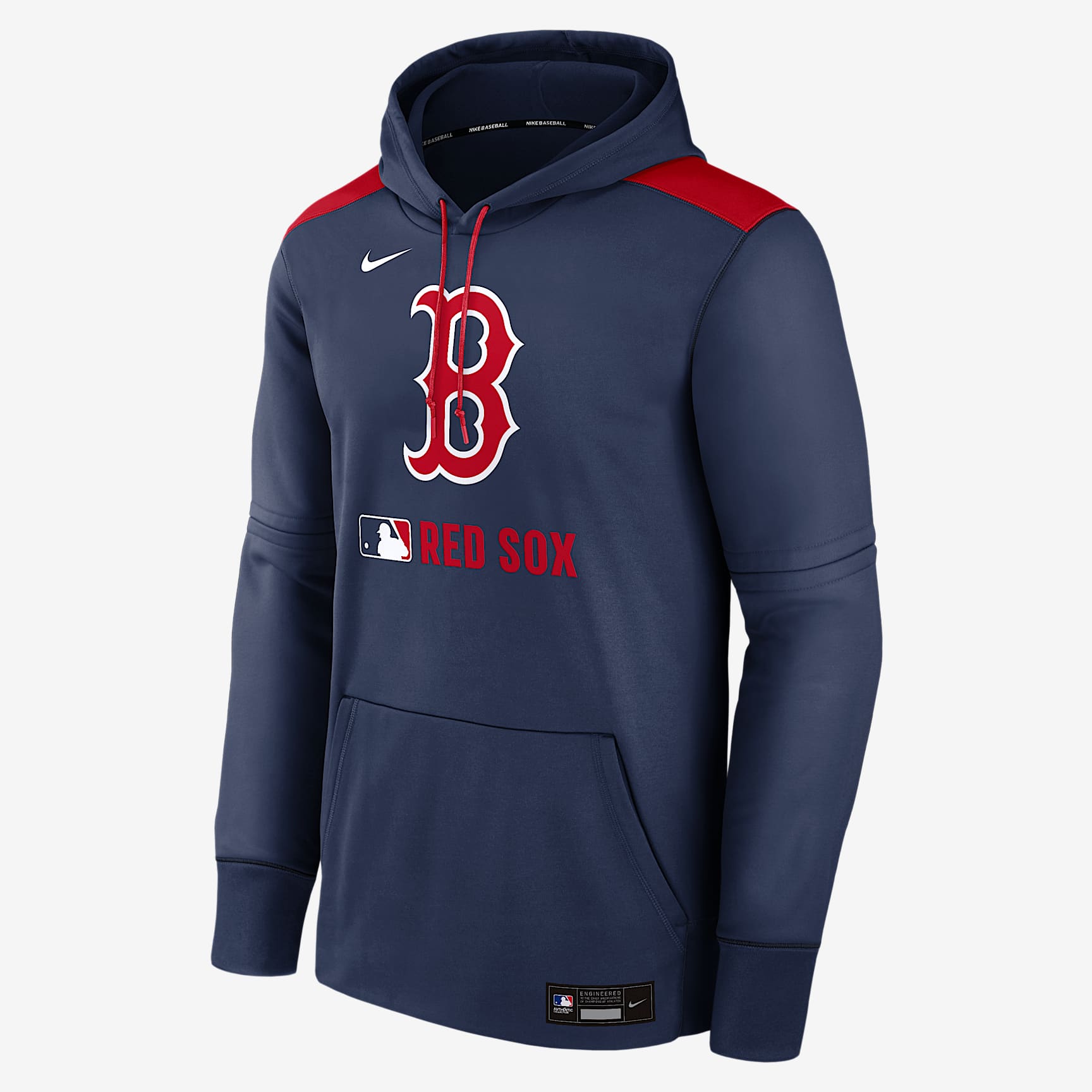 Boston Red Sox Authentic Collection Men's Nike Therma MLB Pullover Hoodie