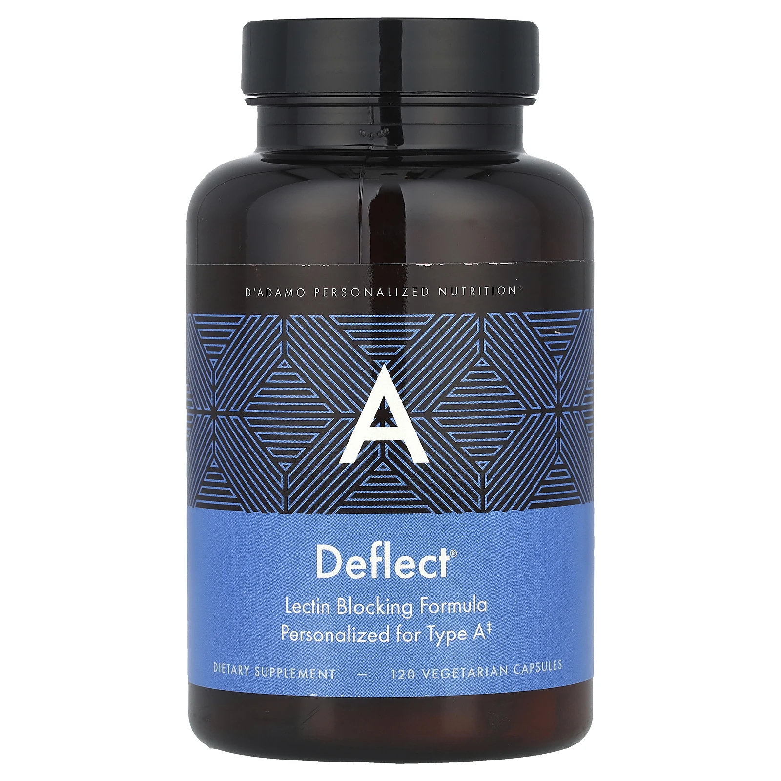 D'adamo, Deflect® A, формула, блокирующая лектин, 120 вегетарианских капсул