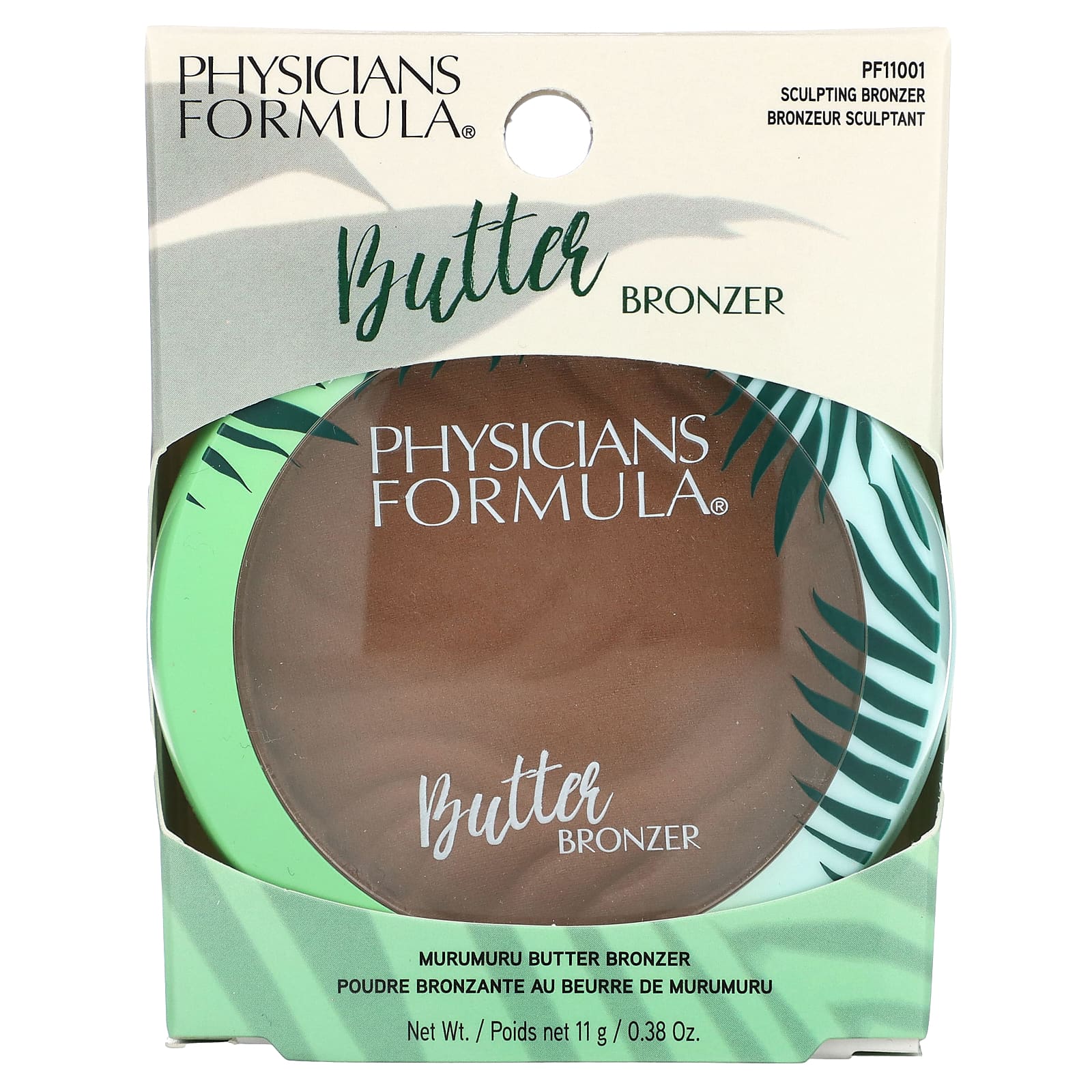 Physicians Formula, бронзер с маслом мурумуру, моделирующий бронзер, 11 г (0,38 унции)