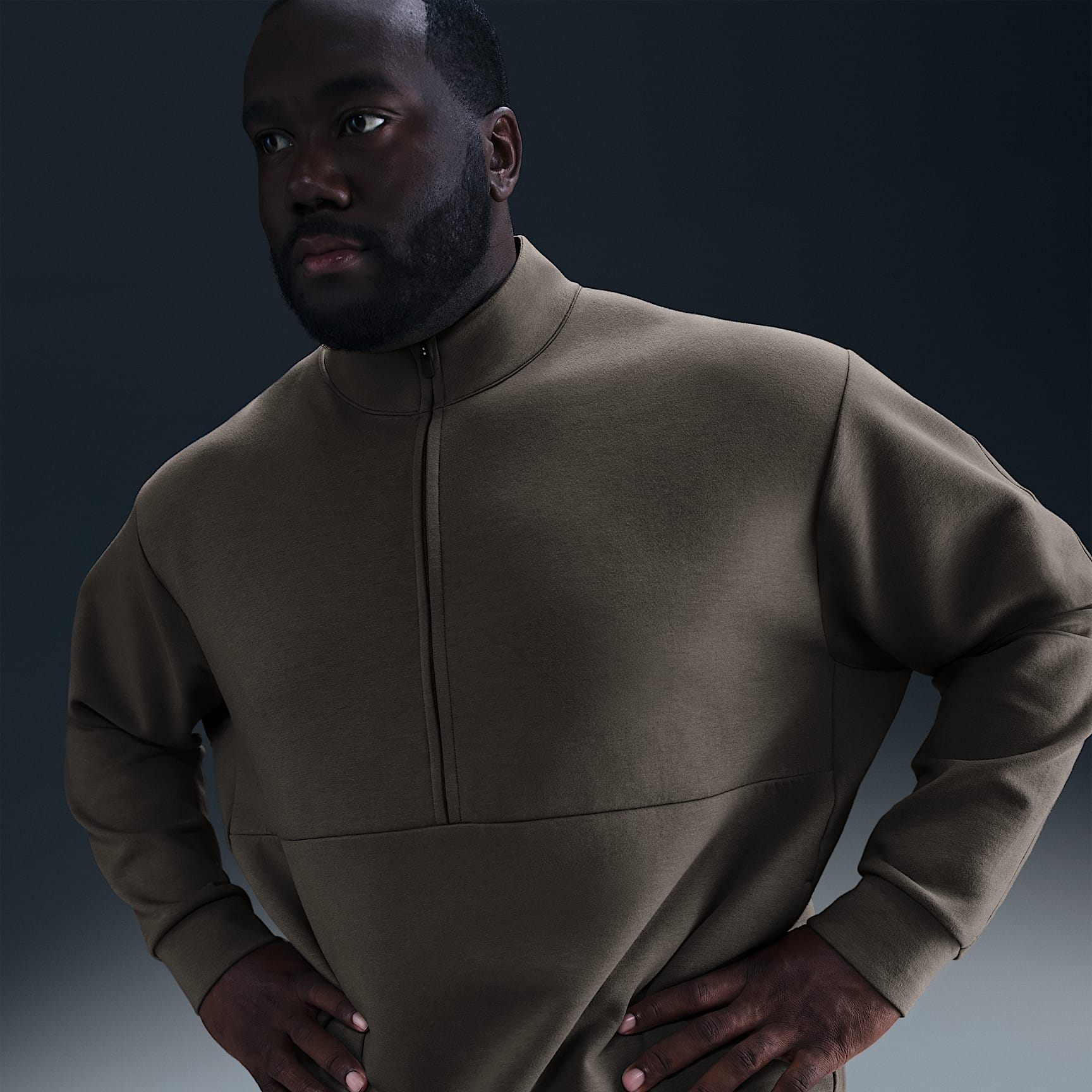 Nike 24.7 ImpossiblySoft Men's Dri-FIT 1/2-Zip Top