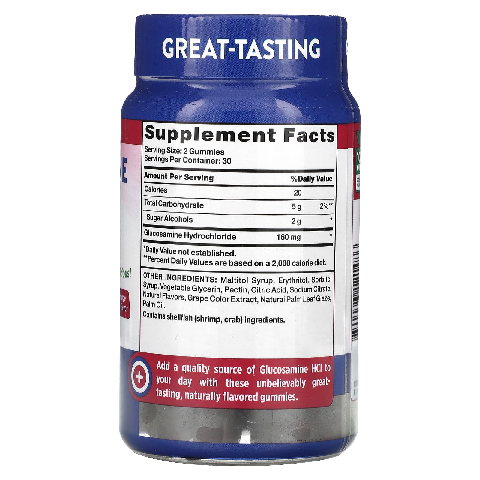 Nature's Truth, Жевательные мармеладки с добавлением глюкозамина, апельсин и ананас, 60 жевательных таблеток