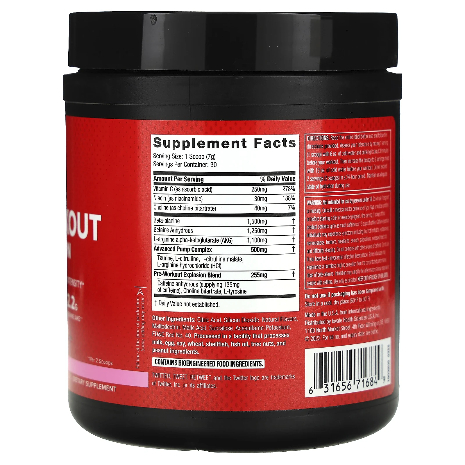 SIXSTAR, Pre-Workout Explosion, розовый лимонад, 210 г (7,41 унции)