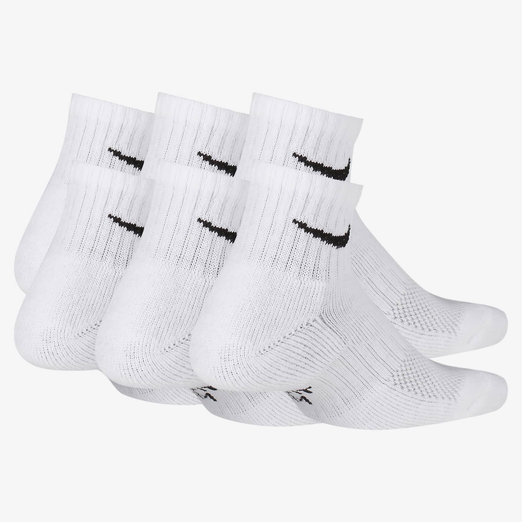 Nike Everyday Kids' Cushioned Ankle Socks (6 Pairs)